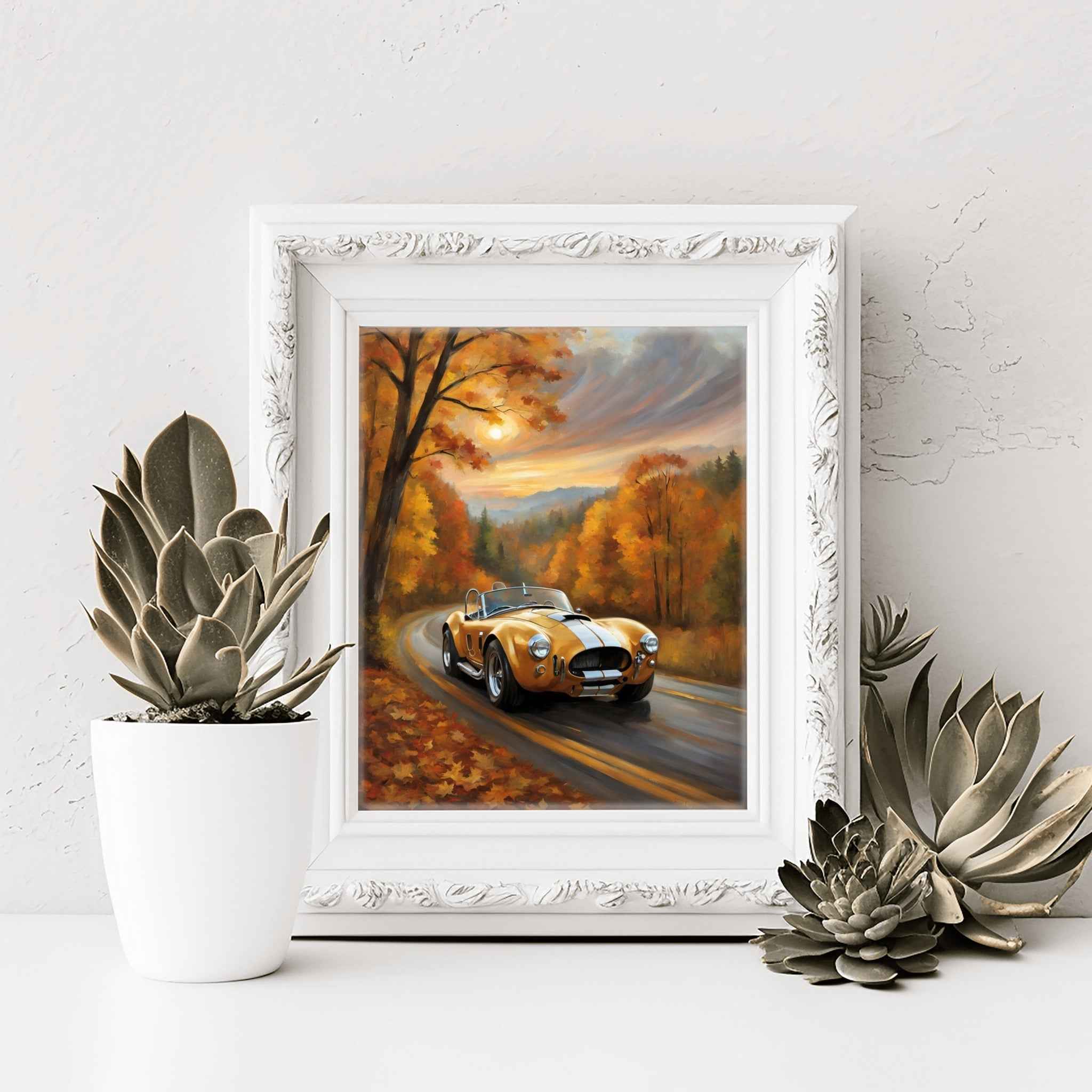1966 Cobra Racing Heritage - Forest Edition | Poster Canvas - AquilVision