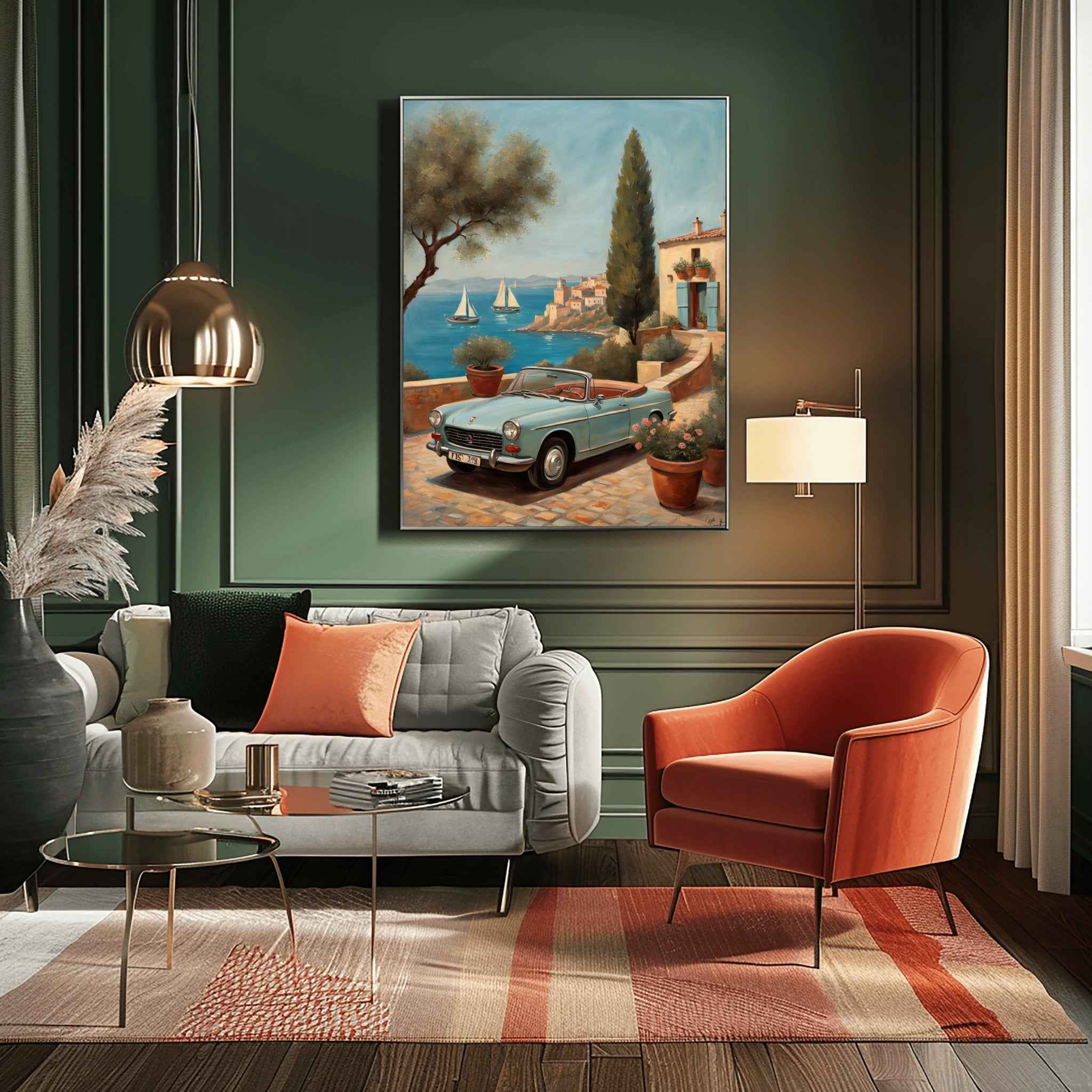 1965 French Safari Classic - Coastal Edition | Poster Canvas - AquilVision