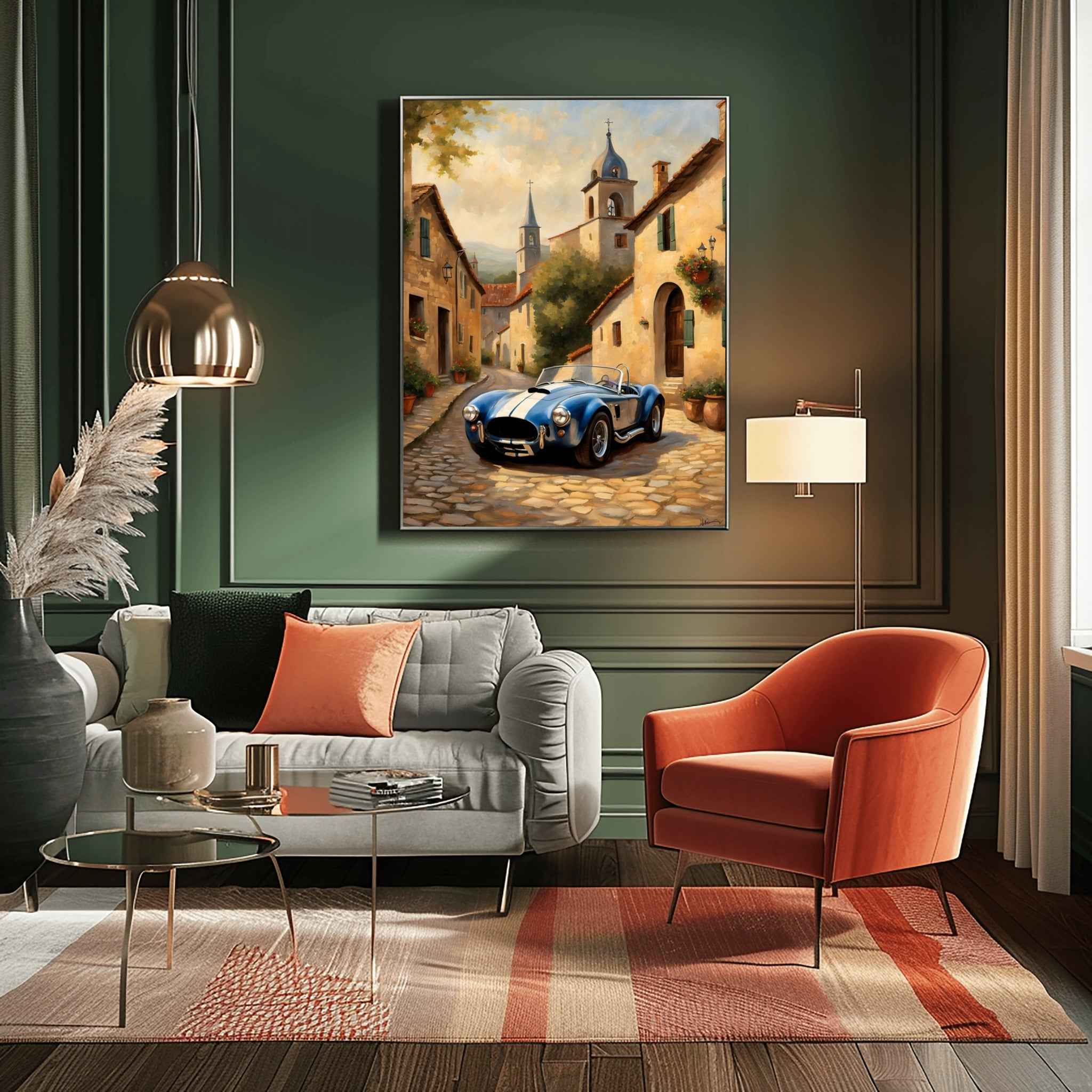 1966 Cobra Racing Heritage - Town Edition | Poster Canvas