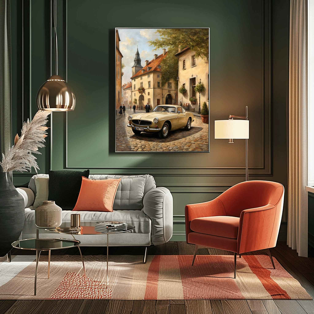 1966 Swedish GT Icon - Old Town Edition | Poster Canvas - AquilVision