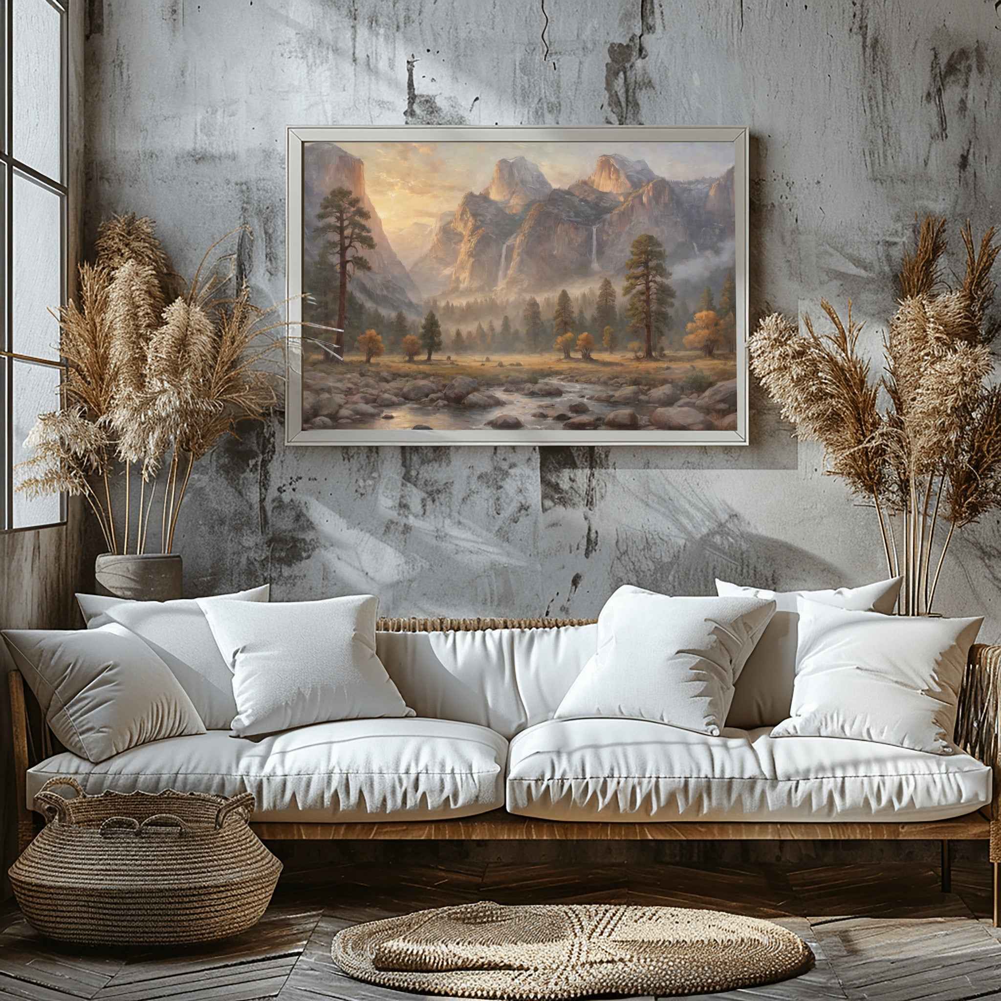 Granite Valley Poster Canvas Yosemite National Park Collection