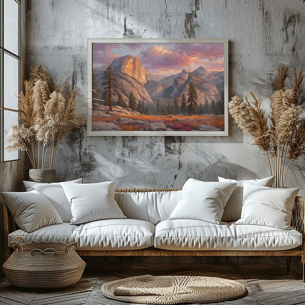 Half Dome Poster Canvas Yosemite National Park Collection