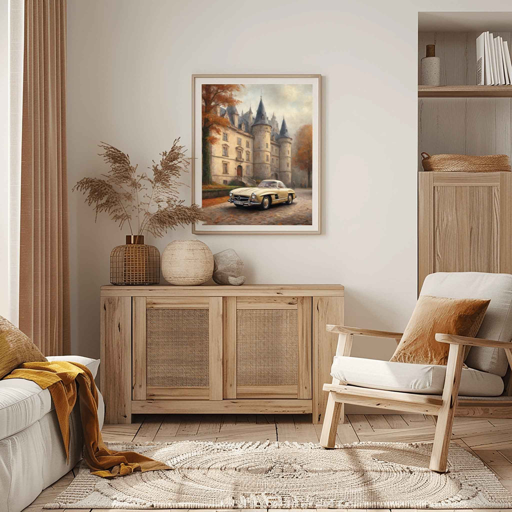 1955 German Gullwing Icon - Castle Edition | Poster Canvas - AquilVision