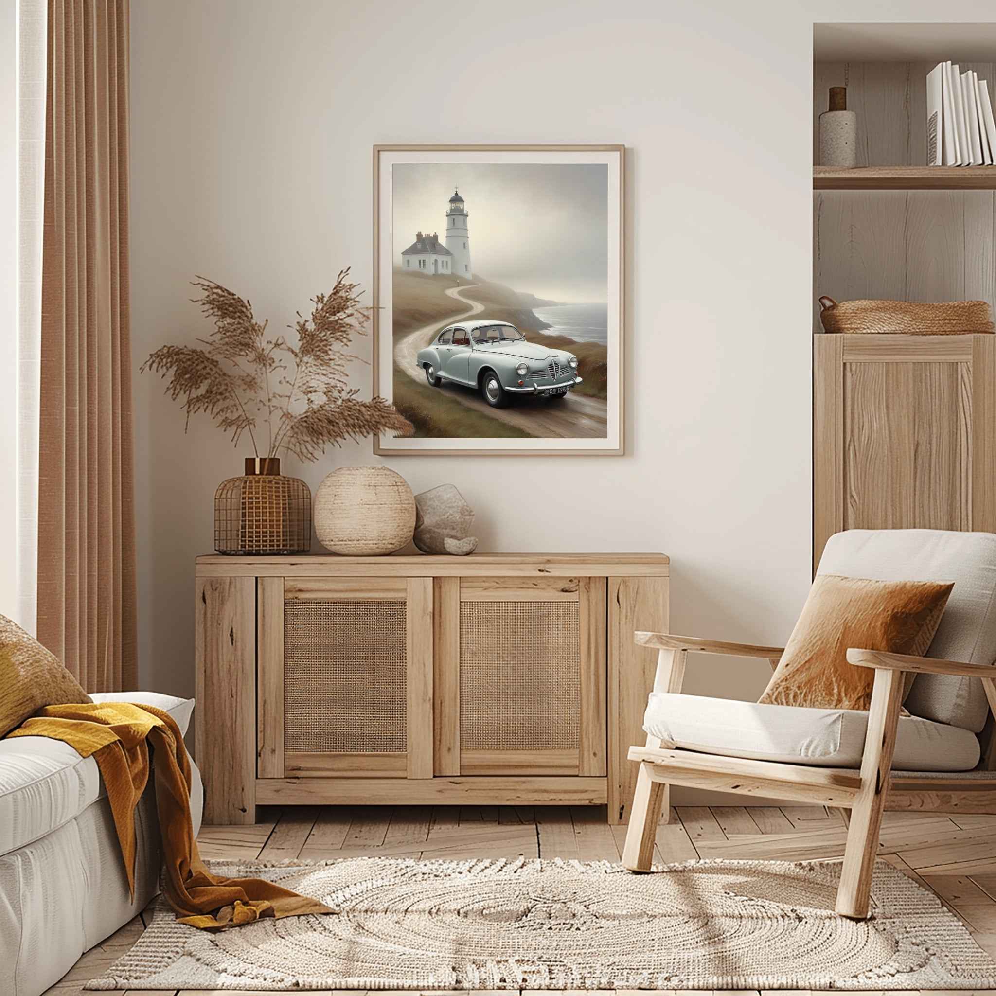 1960 Swedish Rally Legend - Lighthouse Edition | Poster Canvas