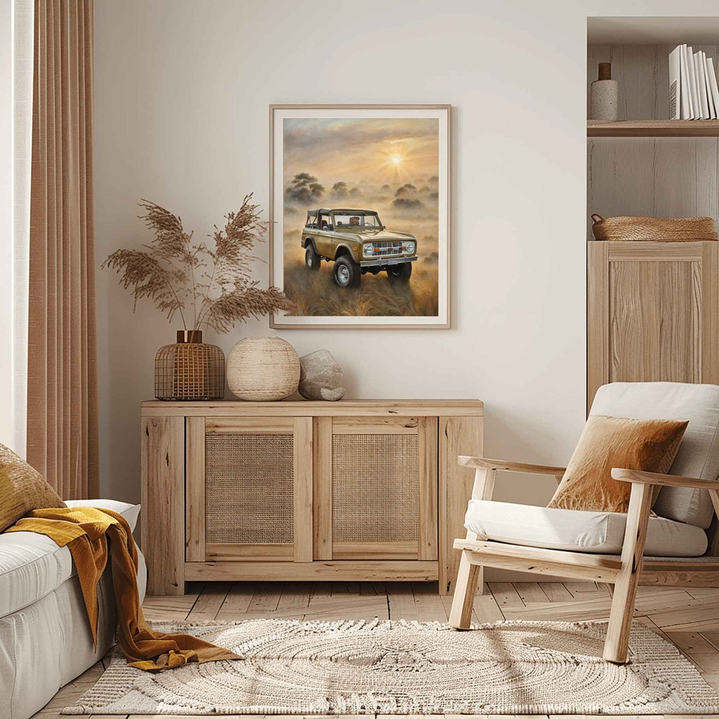 1973 FirstGen Bronco Spirit - Safari Edition | Poster Canvas - AquilVision