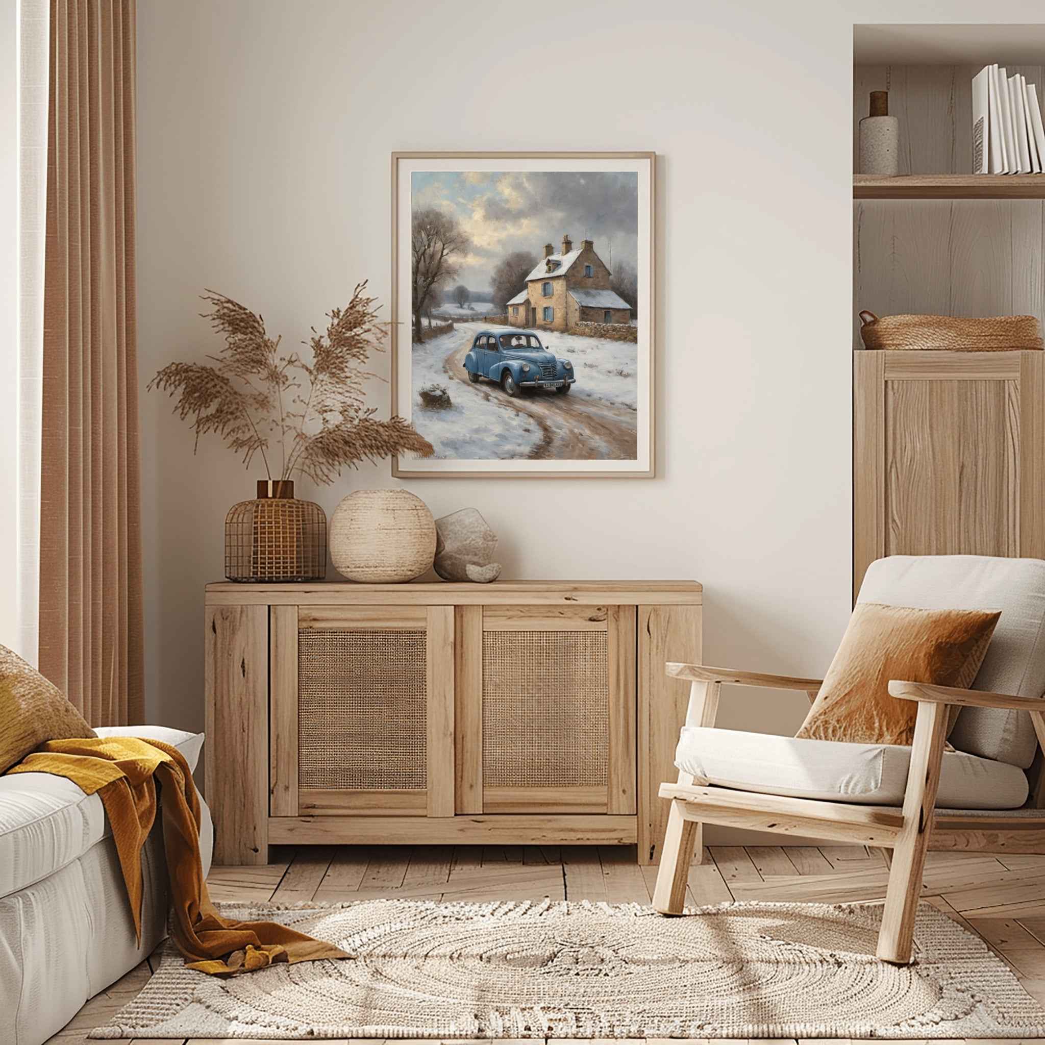 1952 French Economy Pioneer - Winter Edition | Poster Canvas - AquilVision