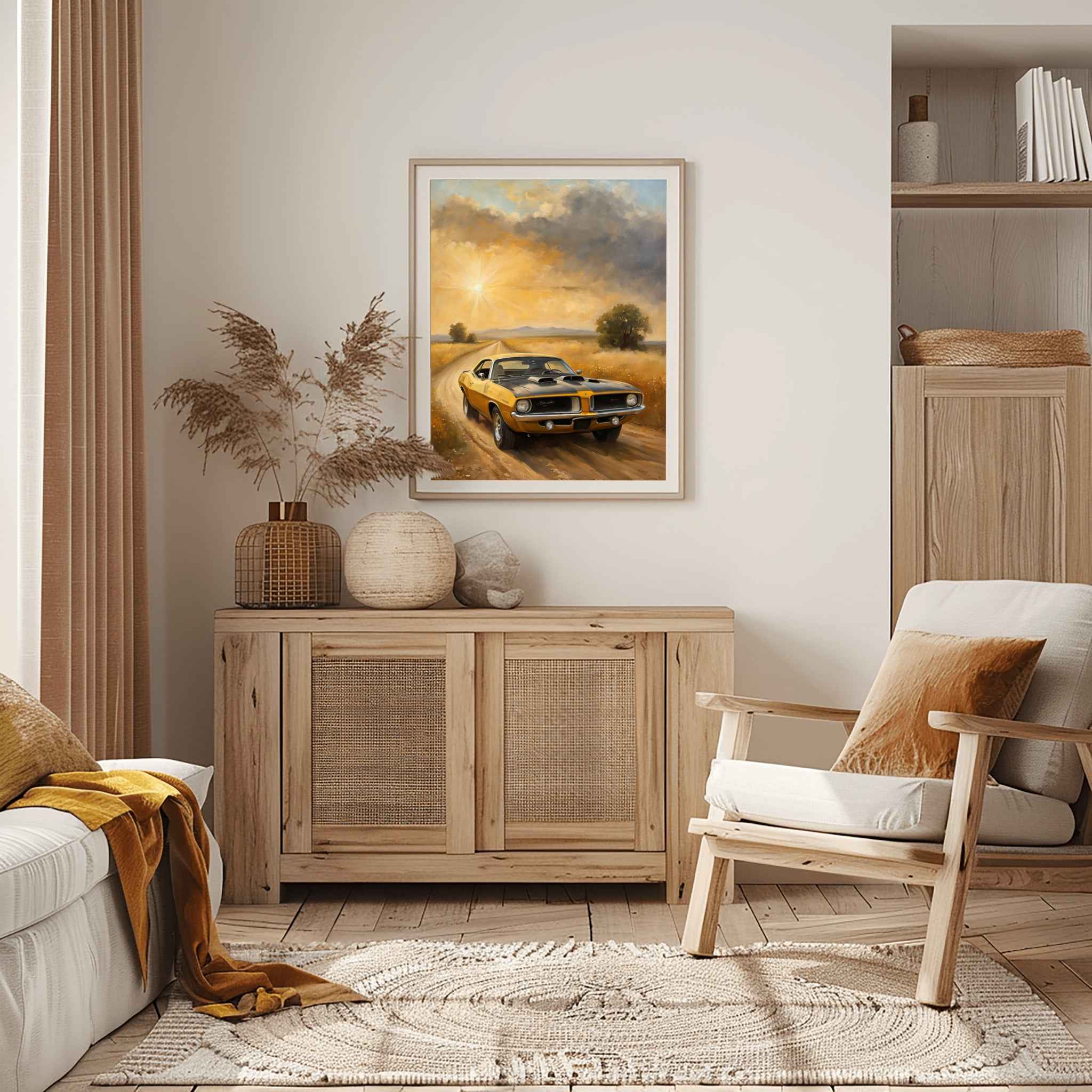 1970 Cuda High-Impact Era - Country Edition | Poster Canvas