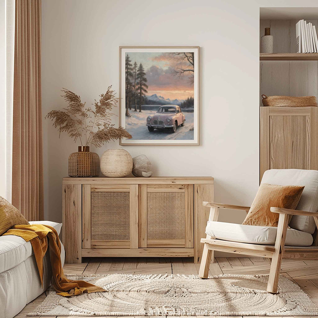 1960 Swedish Rally Legend - Lake Edition | Poster Canvas - AquilVision