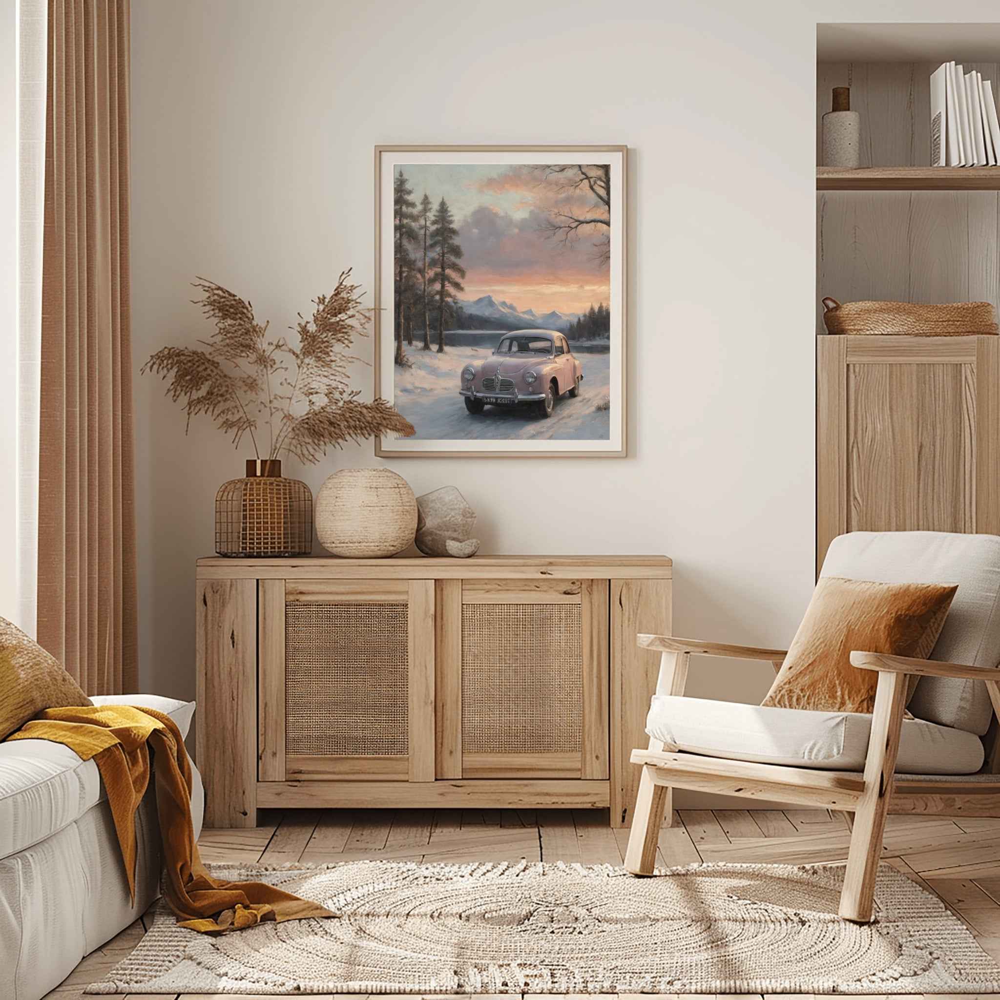 1960 Swedish Rally Legend - Lake Edition | Poster Canvas