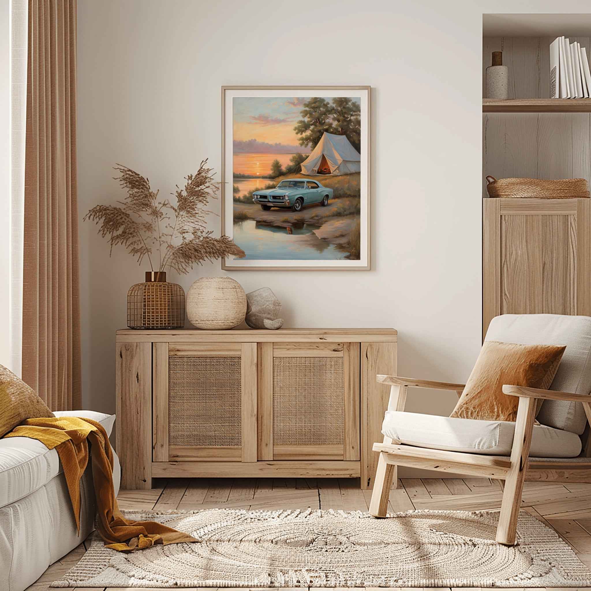 1964 GTO Muscle Pioneer - Lake Edition | Poster Canvas