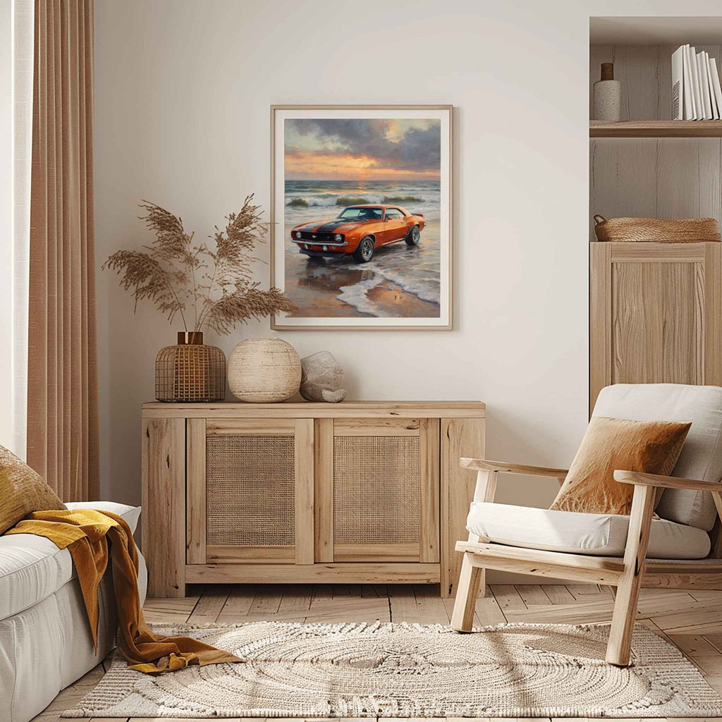 1969 Z28 Power Edition - Coastal Edition | Poster Canvas - AquilVision