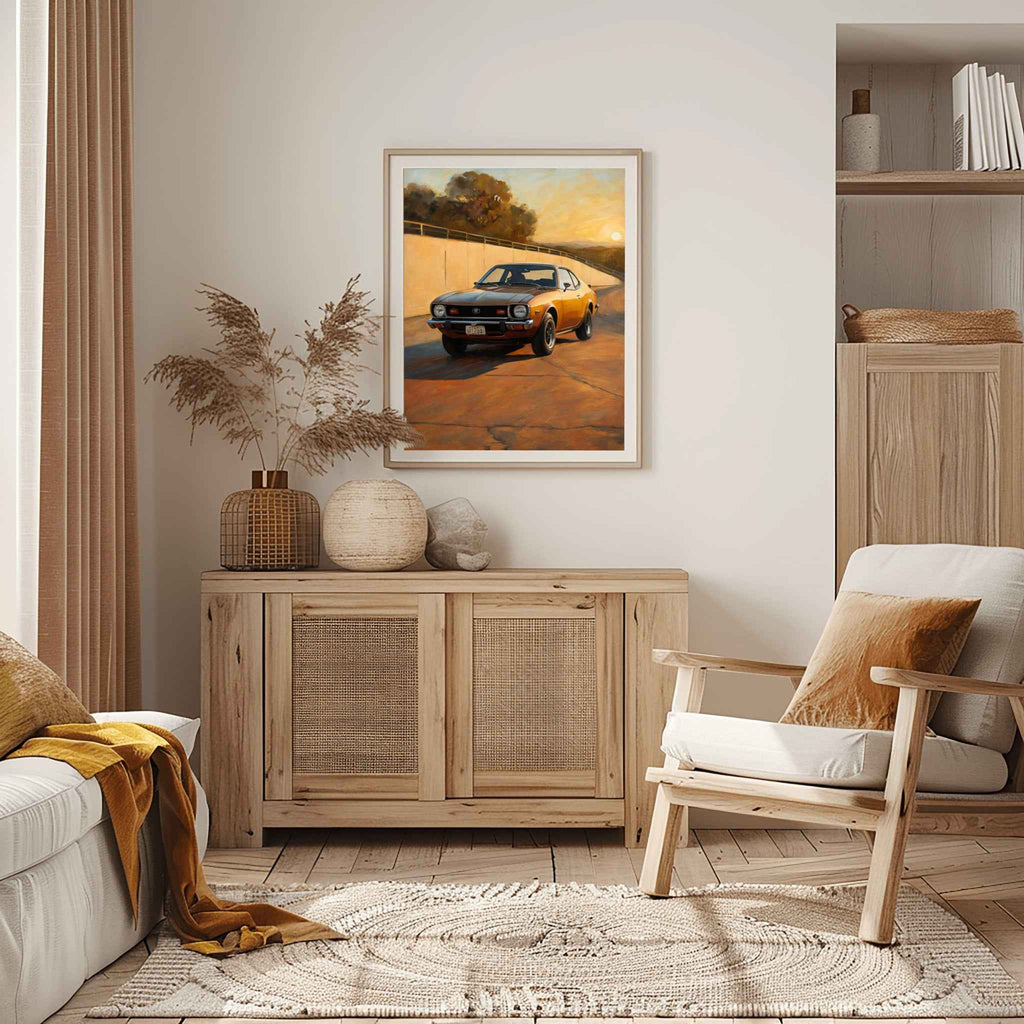 1974 Japanese GT Pioneer - Racetrack Edition | Poster Canvas - AquilVision