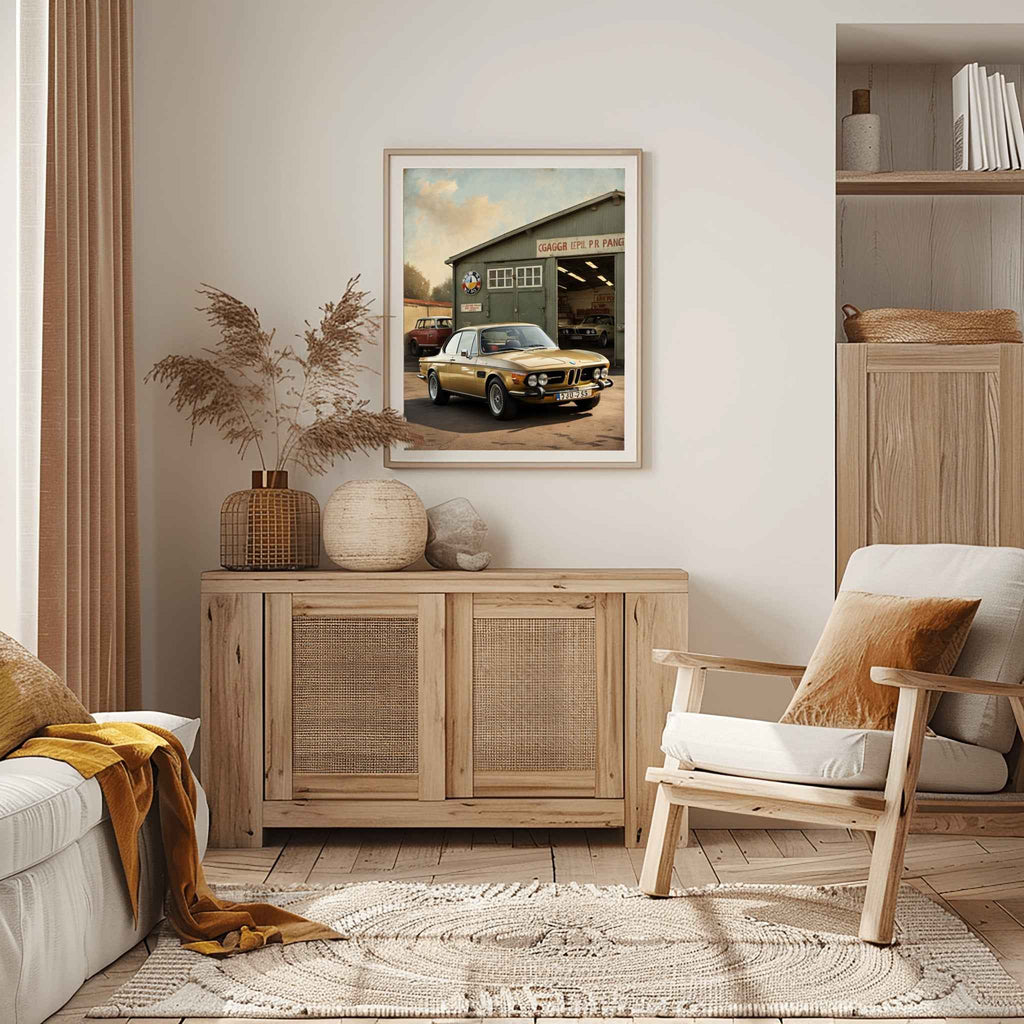 1973 Batmobile CSL Racer - Garage Edition | Poster Canvas - AquilVision