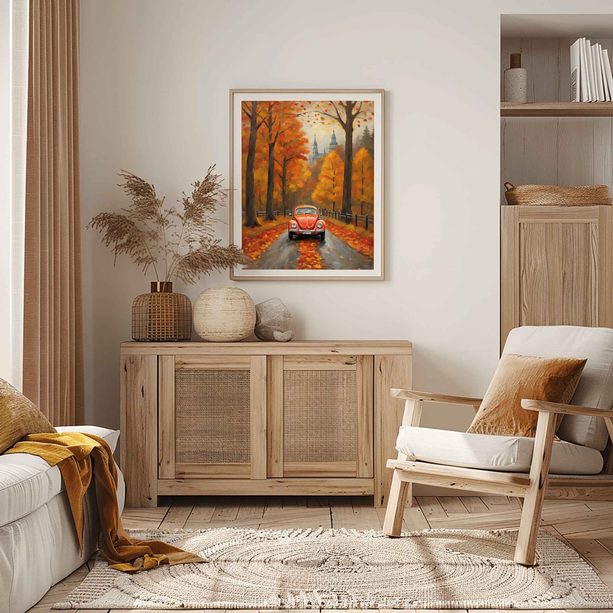 1967 Love Bug Classic - Autumn Edition | Poster Canvas