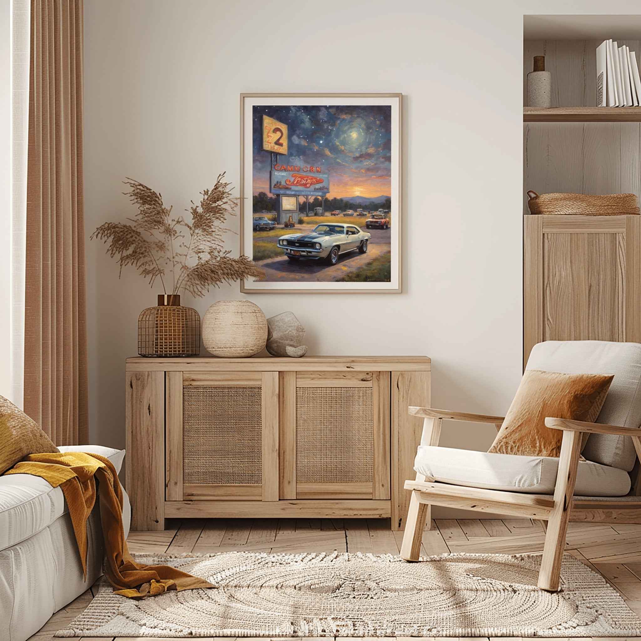 1969 Z28 Power Edition - Night Edition | Poster Canvas