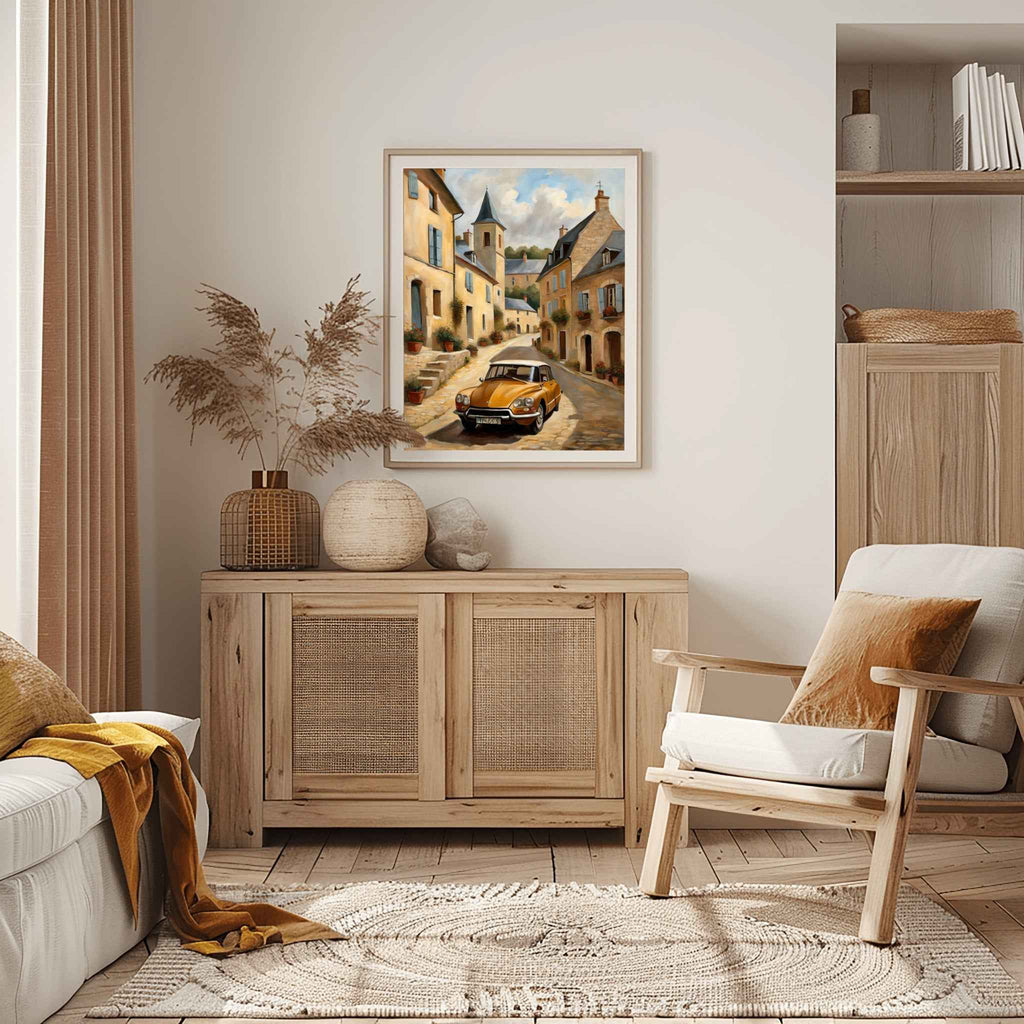 1970 French Hydropneumatic Art - Village Edition | Poster & Canvas - AquilVision