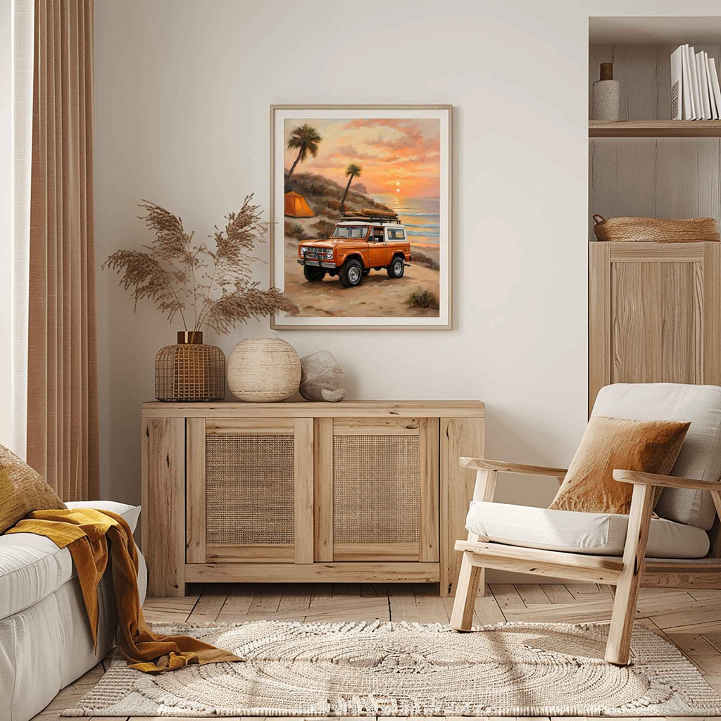 1973 FirstGen Bronco Spirit - Coastal Edition | Poster Canvas