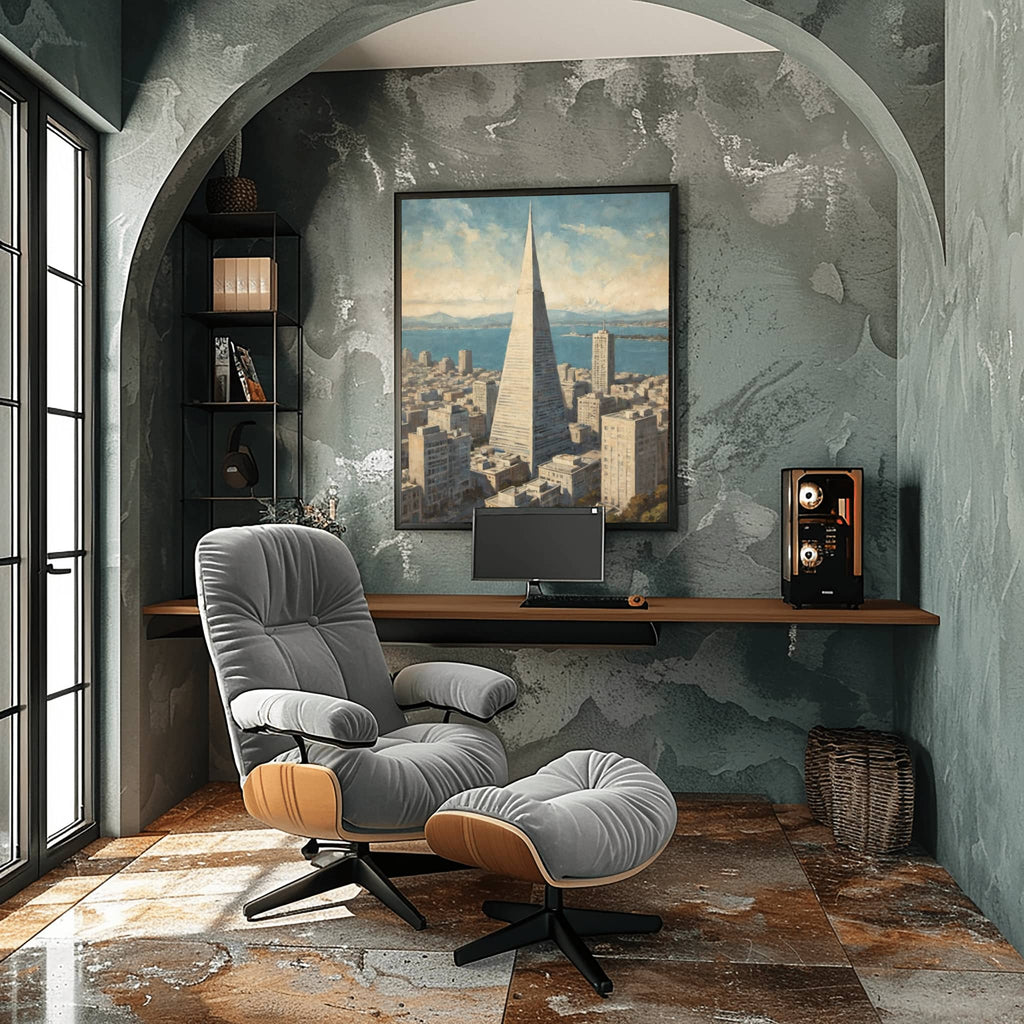 Transamerica Pyramid Poster Canvas Artwork - San Francisco Collection