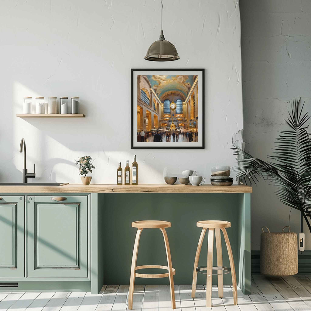 Grand Central Station Poster Canvas Artwork - New York Collection