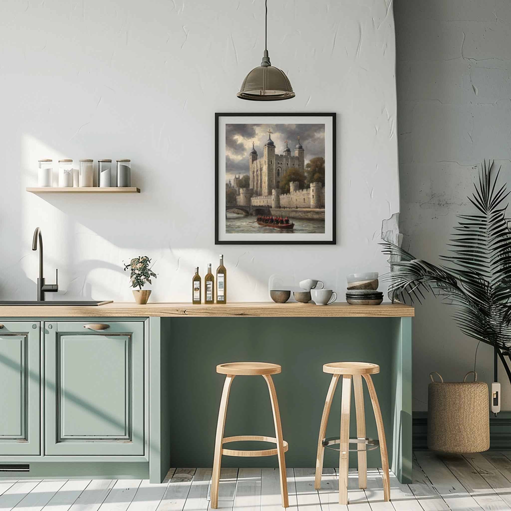 Tower of London Poster Canvas Artwork - London Collection