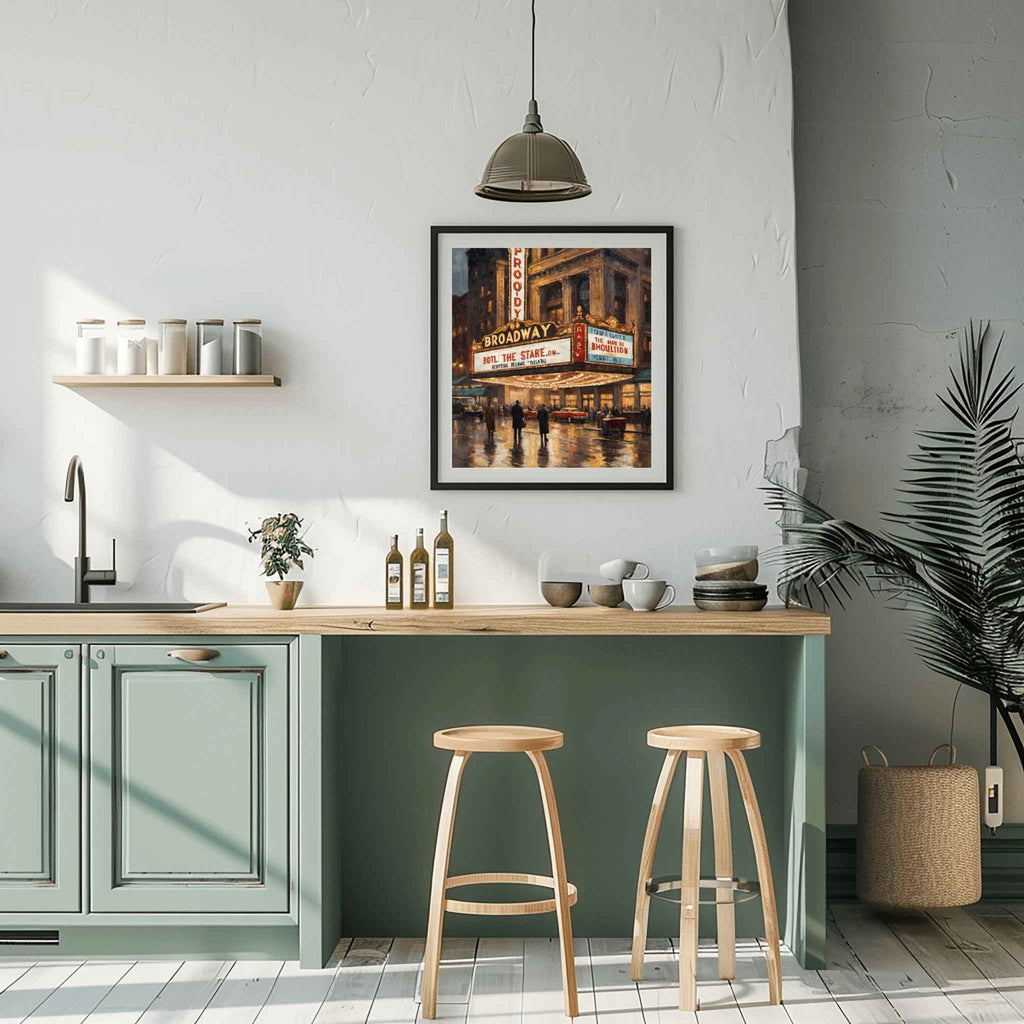 Broadway Poster Canvas Artwork - New York Collection