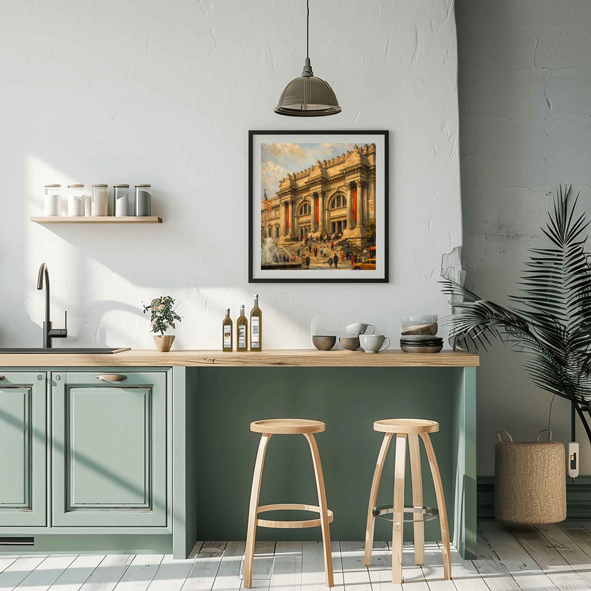 Metropolitan Museum Poster Canvas Artwork - New York Collection