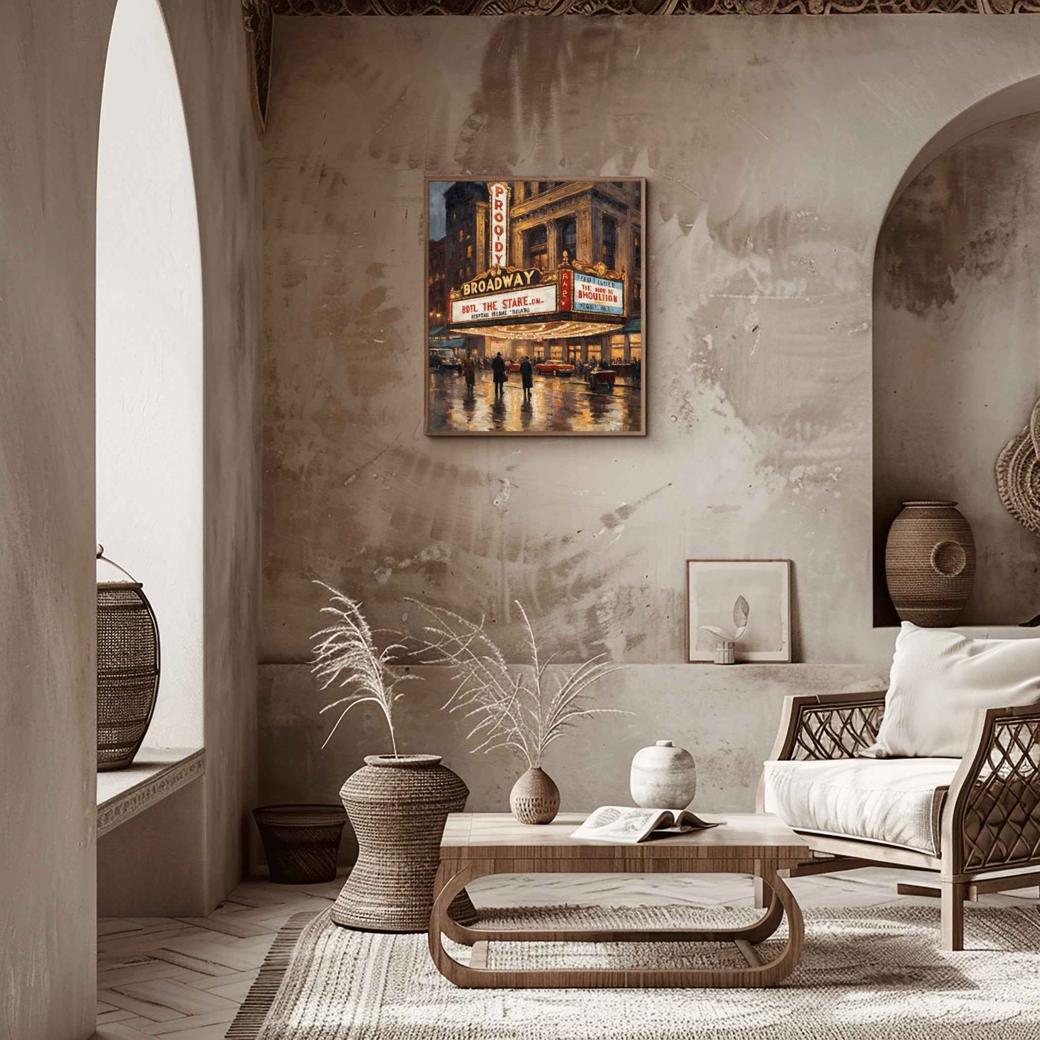 Broadway Poster Canvas Artwork - New York Collection