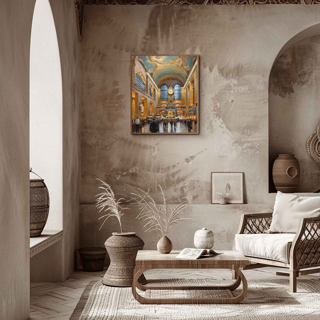 Grand Central Station Poster Canvas Artwork - New York Collection