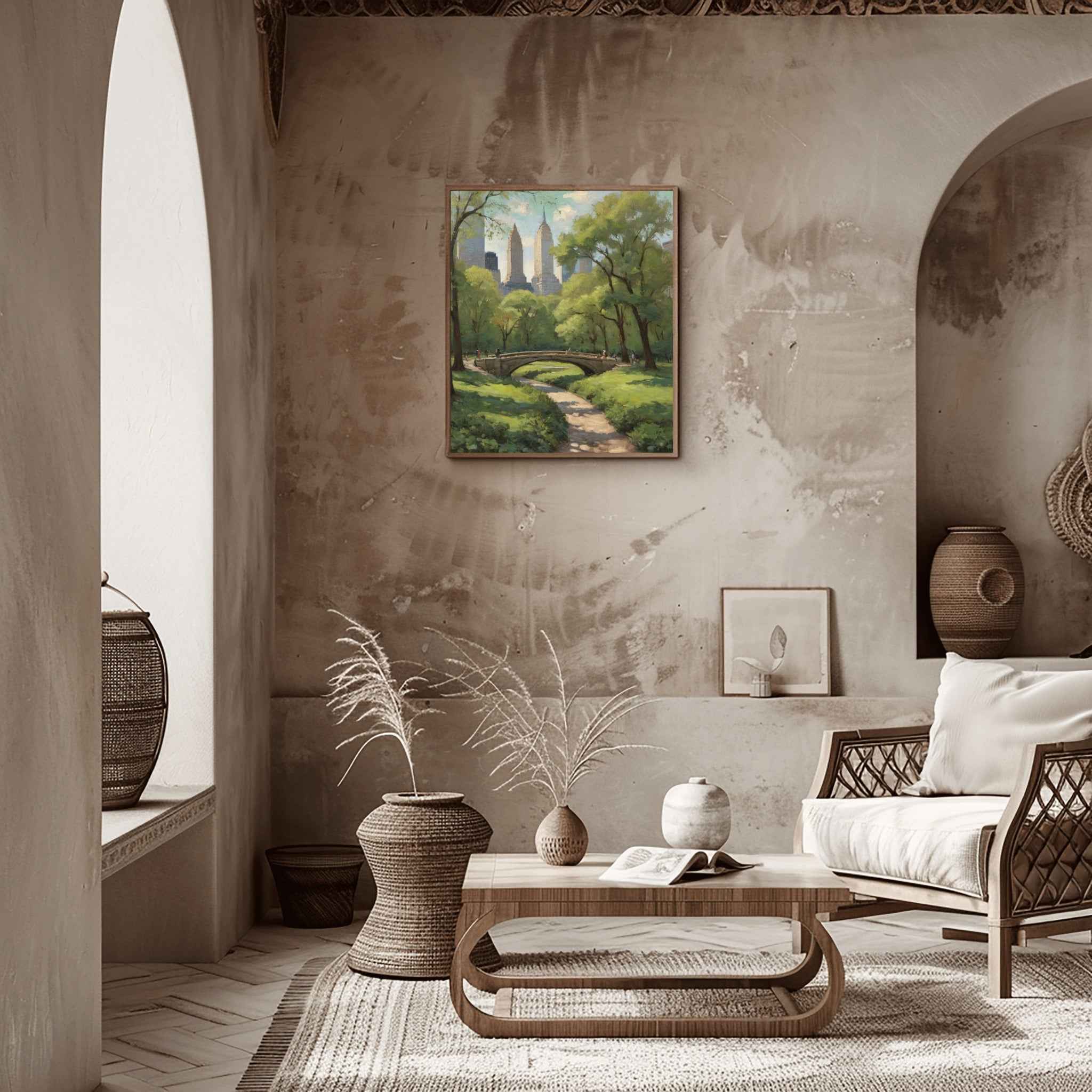 Central Park Poster Canvas Artwork - New York Collection