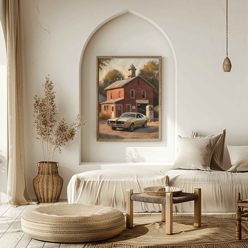 1968 AMC Javelin Spirit - Garage Edition | Poster Canvas - AquilVision