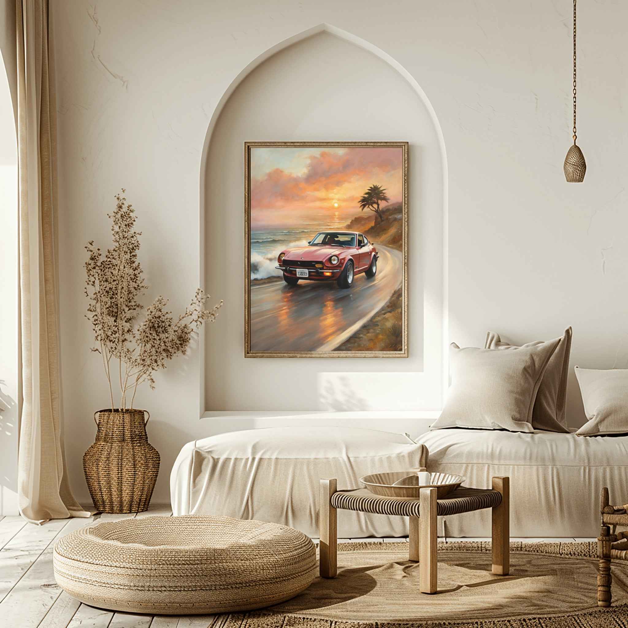 1972 Japanese Sports Icon - Coastal Edition | Poster Canvas