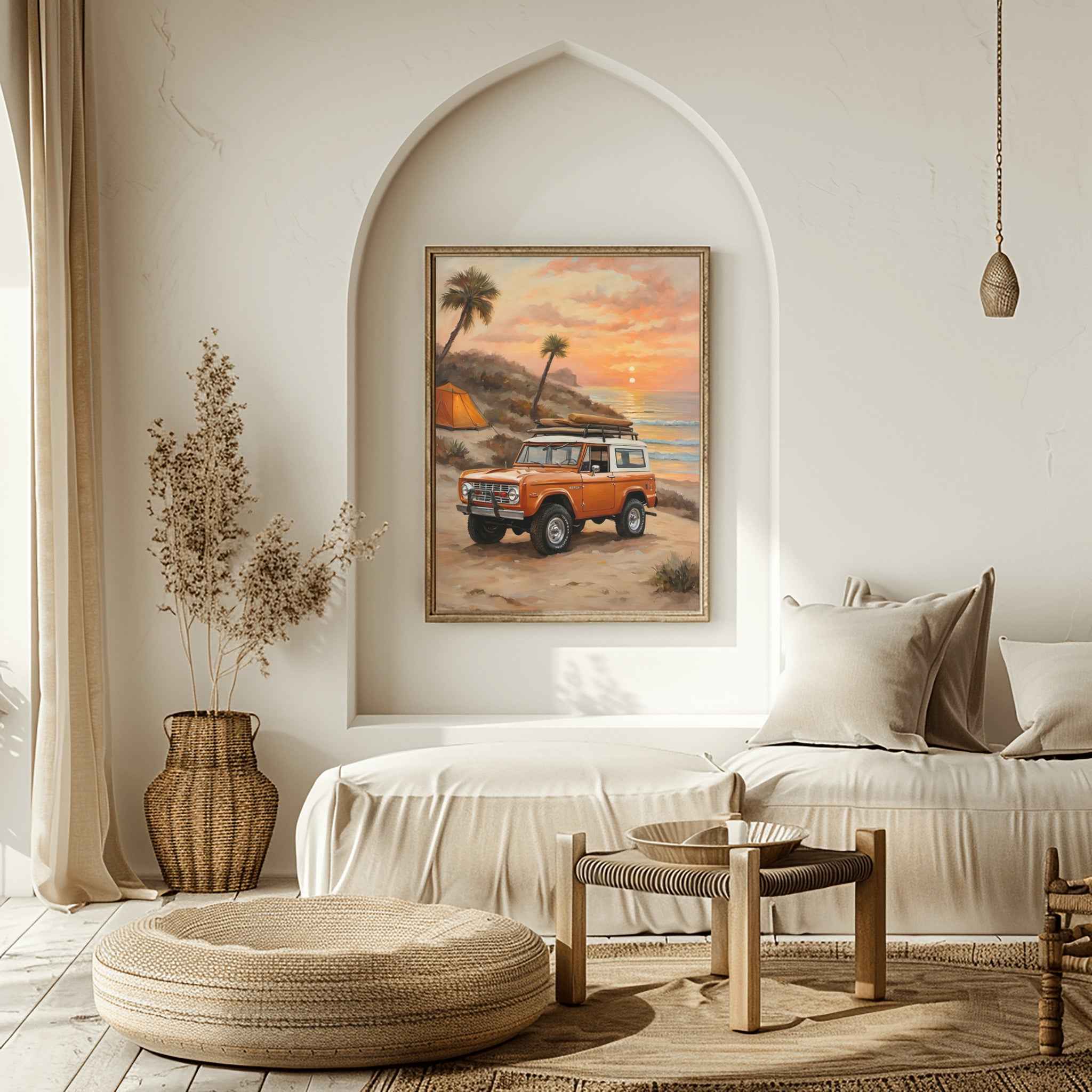 1973 FirstGen Bronco Spirit - Coastal Edition | Poster Canvas
