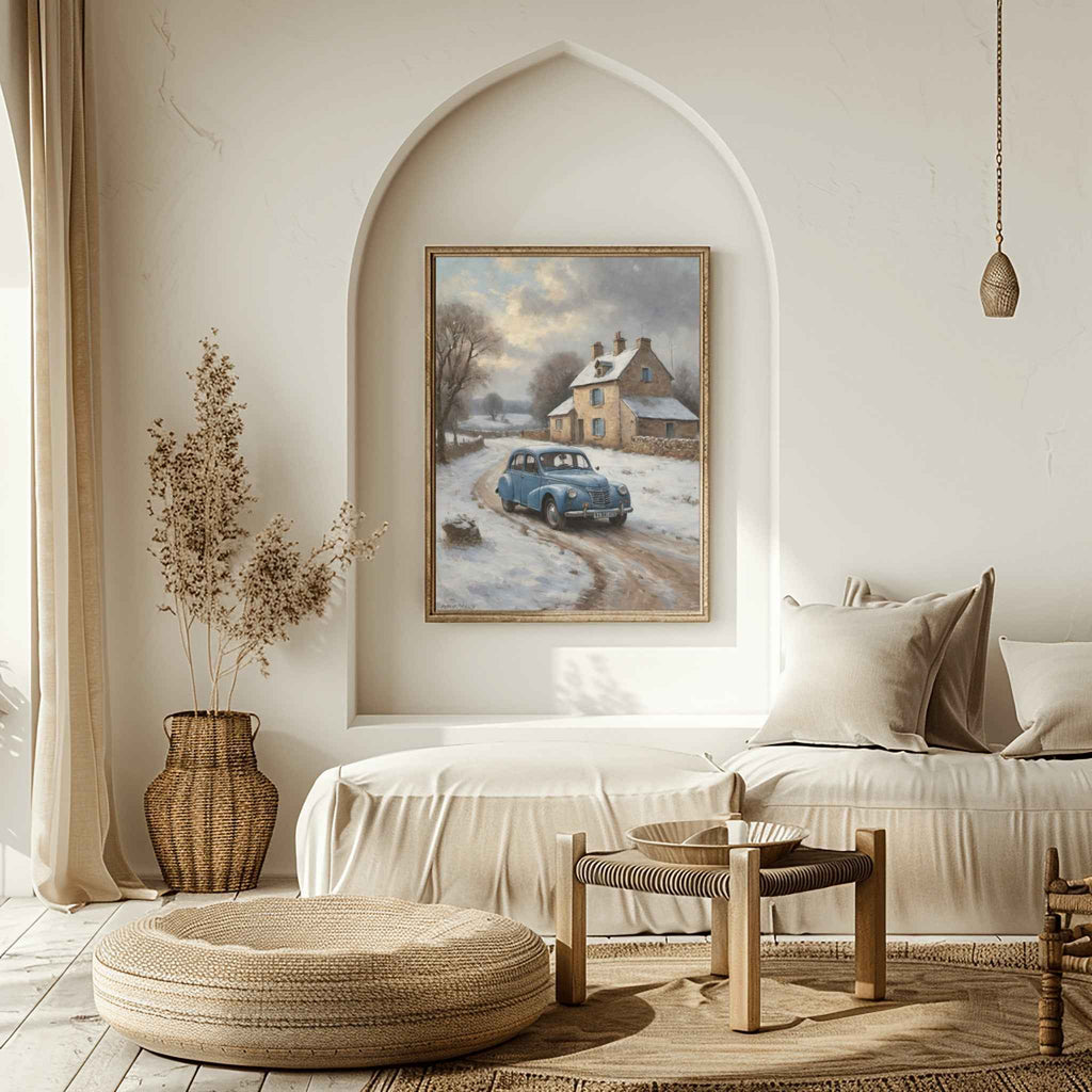 1952 French Economy Pioneer - Winter Edition | Poster Canvas - AquilVision