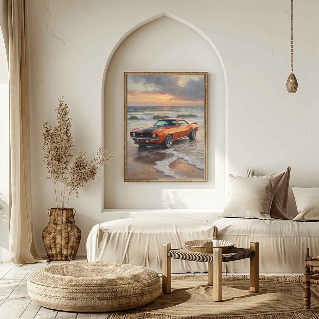 1969 Z28 Power Edition - Coastal Edition | Poster Canvas - AquilVision