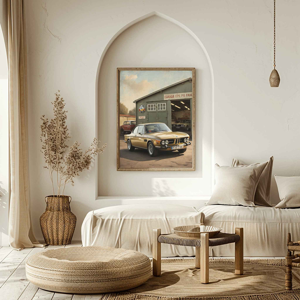 1973 Batmobile CSL Racer - Garage Edition | Poster Canvas - AquilVision