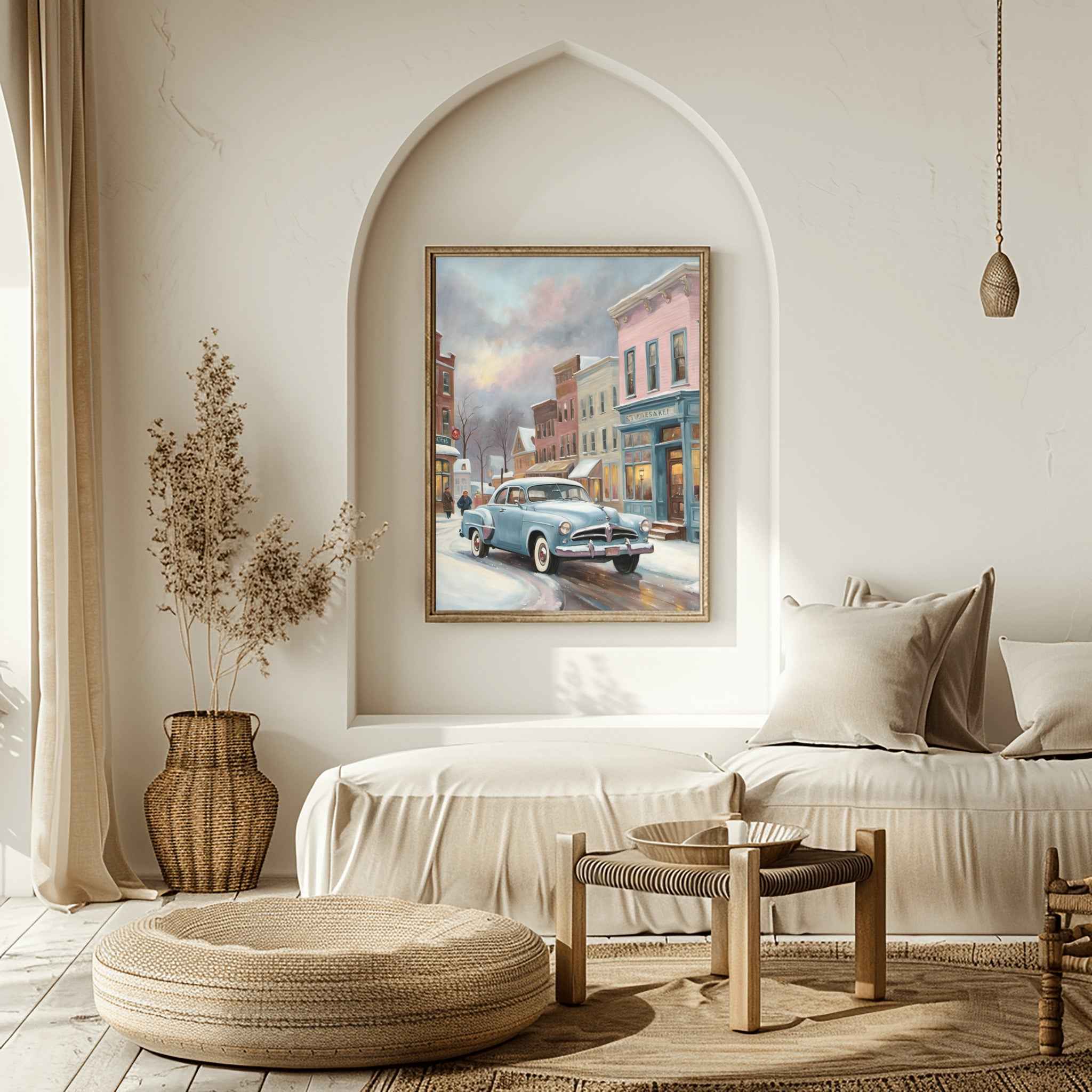 1953 Starlight Coupe Revival - Winter Edition | Poster Canvas