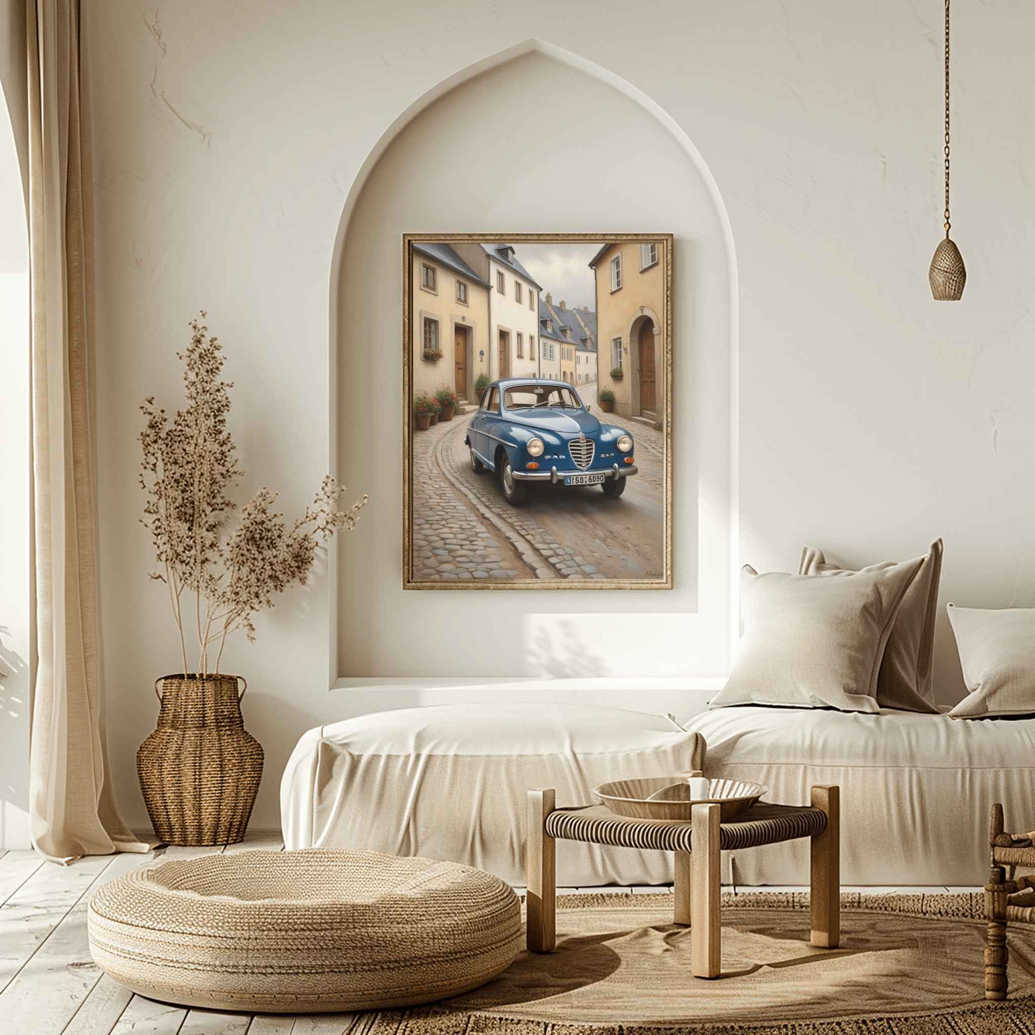 1960 Swedish Rally Legend - Town Edition | Poster Canvas