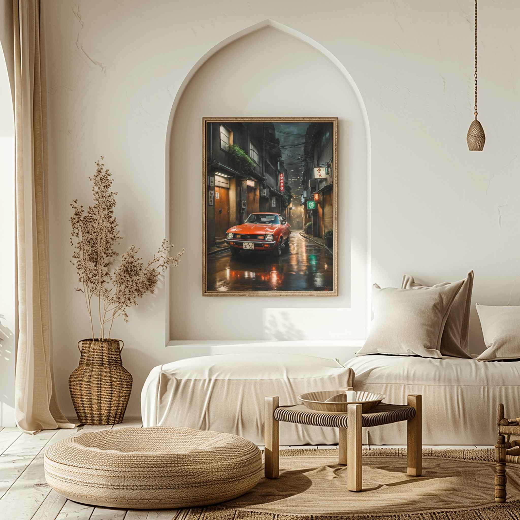 1974 Japanese GT Pioneer - Tokio Edition | Poster Canvas - AquilVision