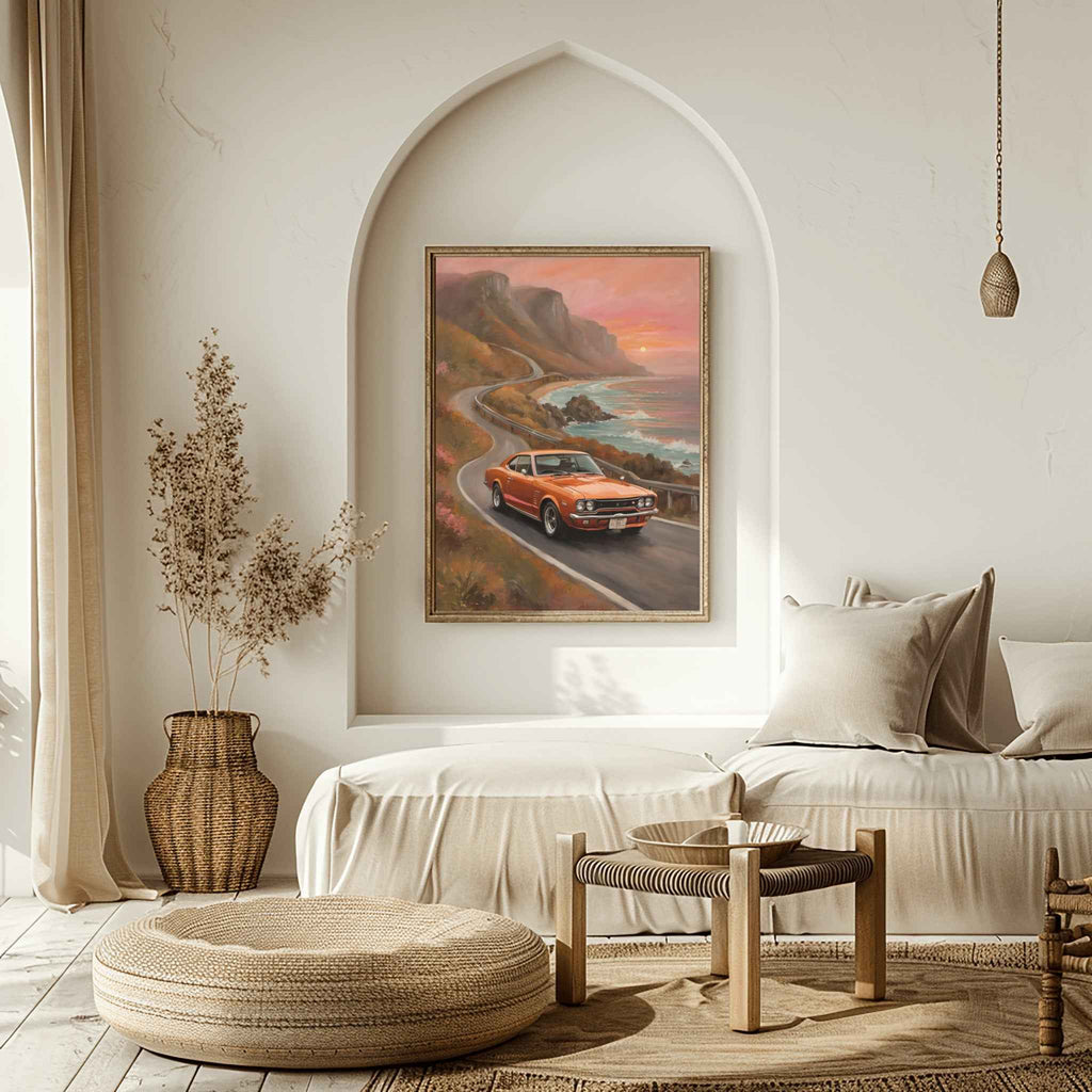 1971 Hakosuka GTR Legend - Beach Edition | Poster Canvas - AquilVision