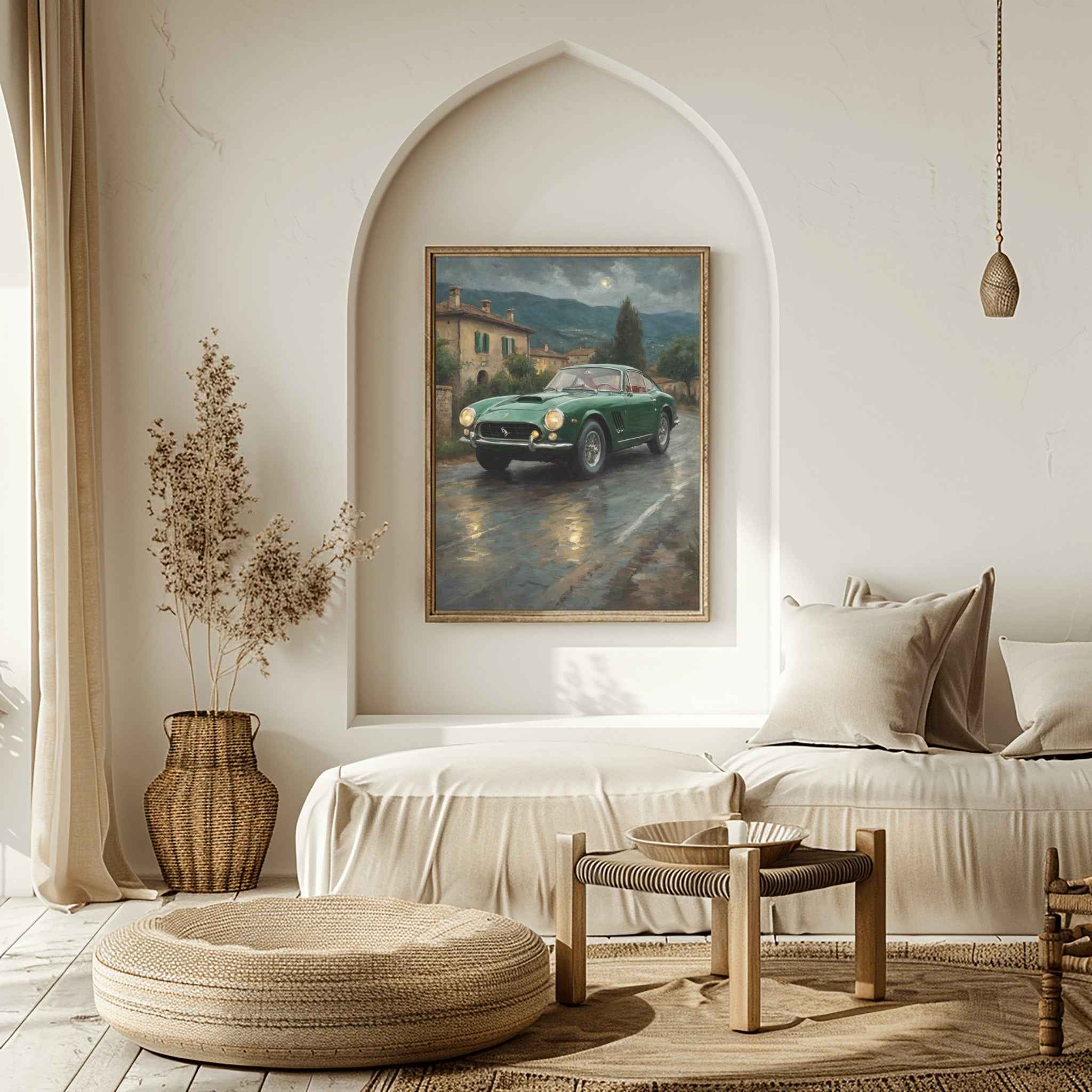 1963 Italian GT Berlinetta - Night Edition | Poster Canvas