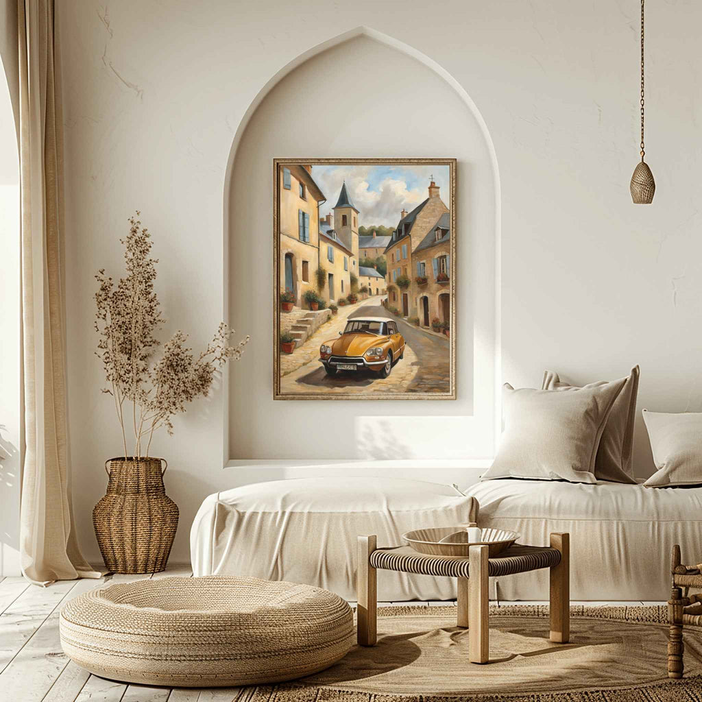 1970 French Hydropneumatic Art - Village Edition | Poster & Canvas - AquilVision