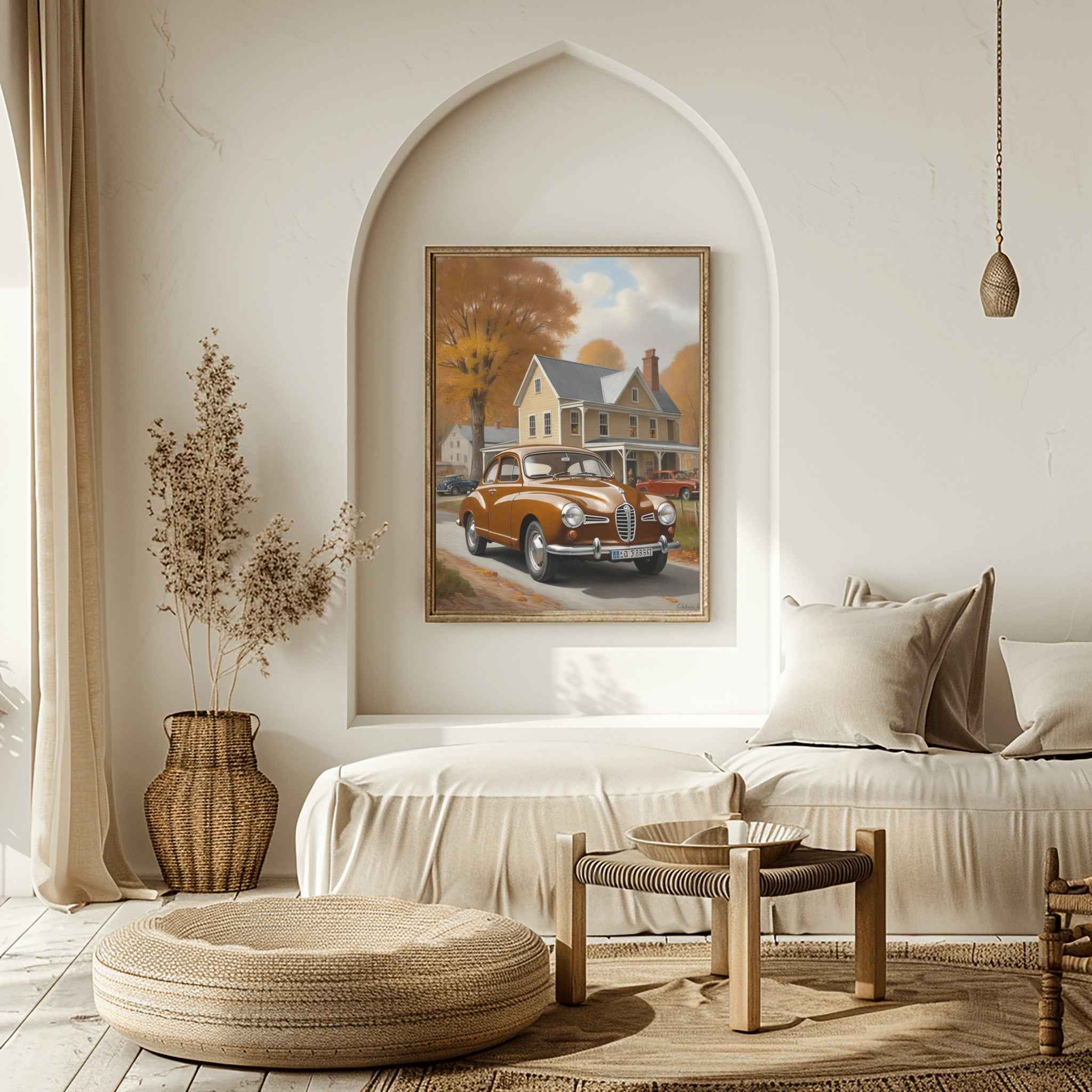 1960 Swedish Rally Legend - Autumn Edition | Poster Canvas