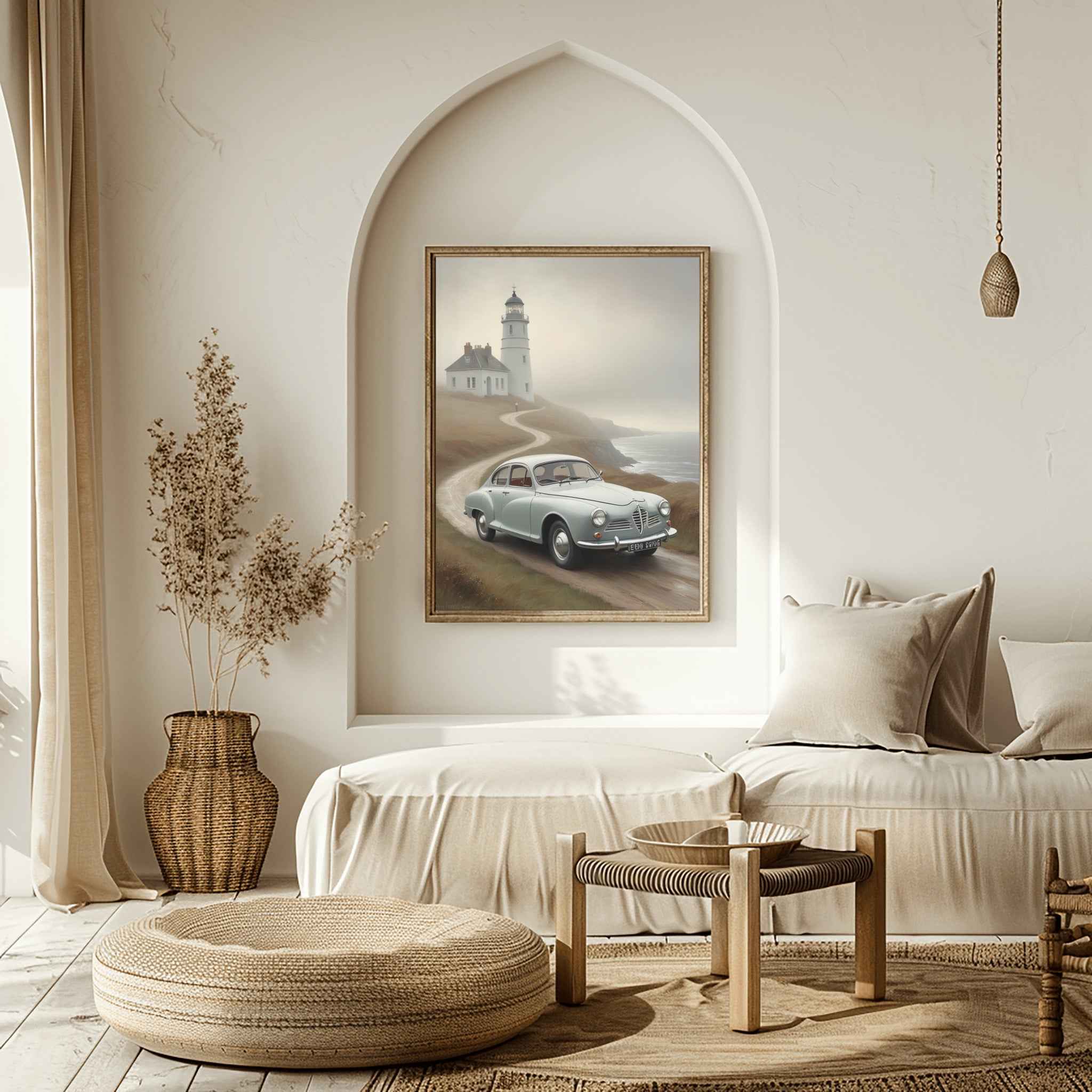 1960 Swedish Rally Legend - Lighthouse Edition | Poster Canvas - AquilVision