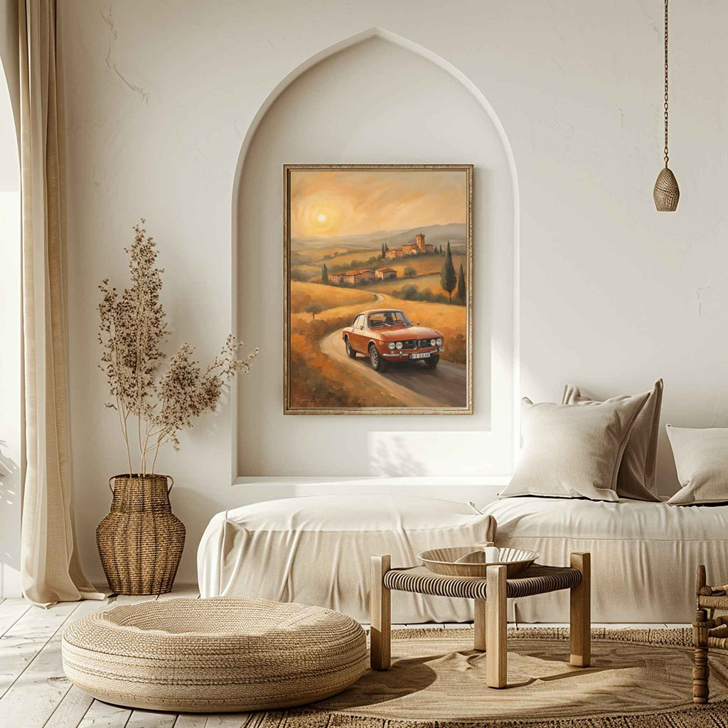 1972 Lancia Rally Warrior - Tuscany Edition | Poster Canvas