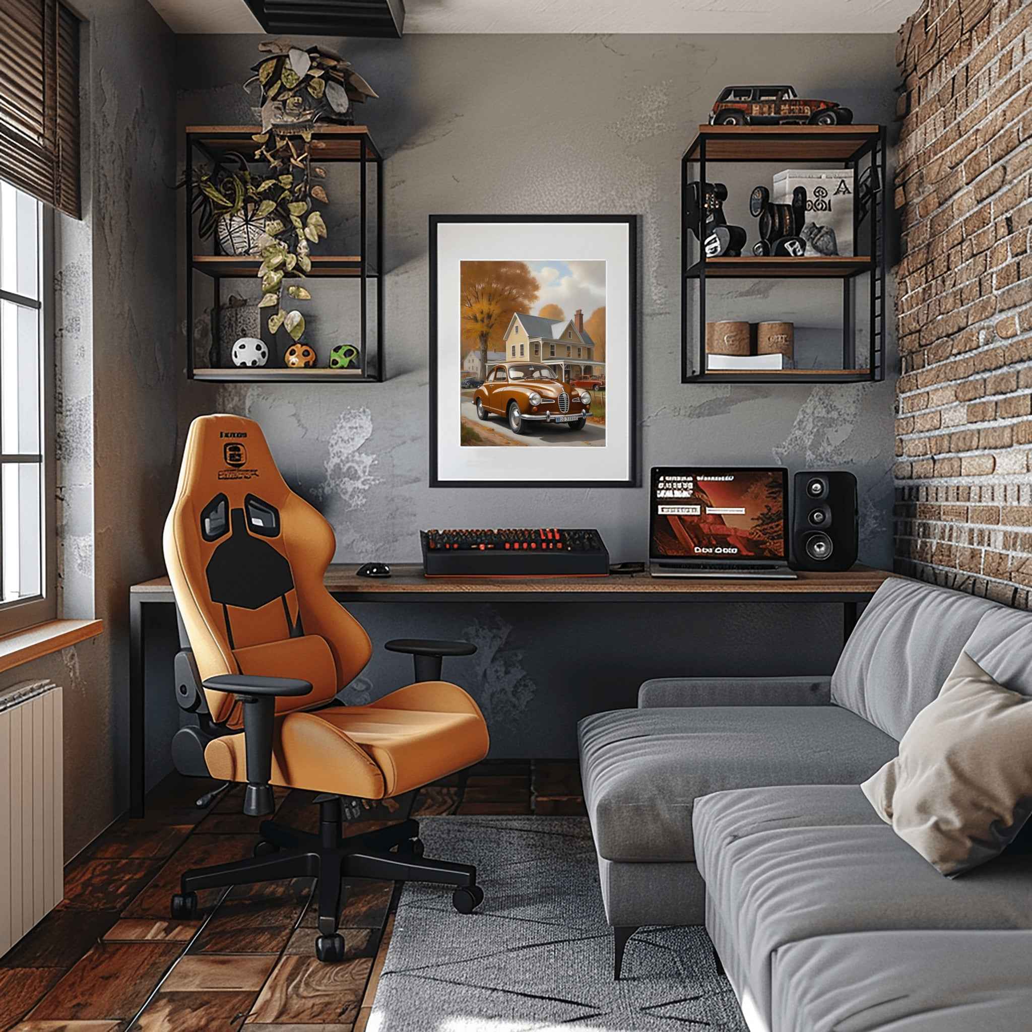 1960 Swedish Rally Legend - Autumn Edition | Poster Canvas