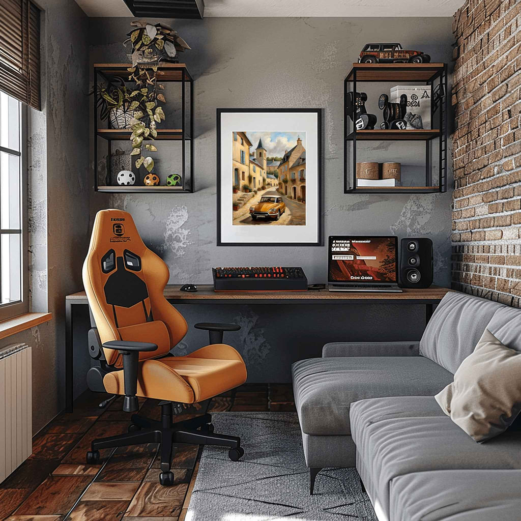 1970 French Hydropneumatic Art - Village Edition | Poster & Canvas - AquilVision