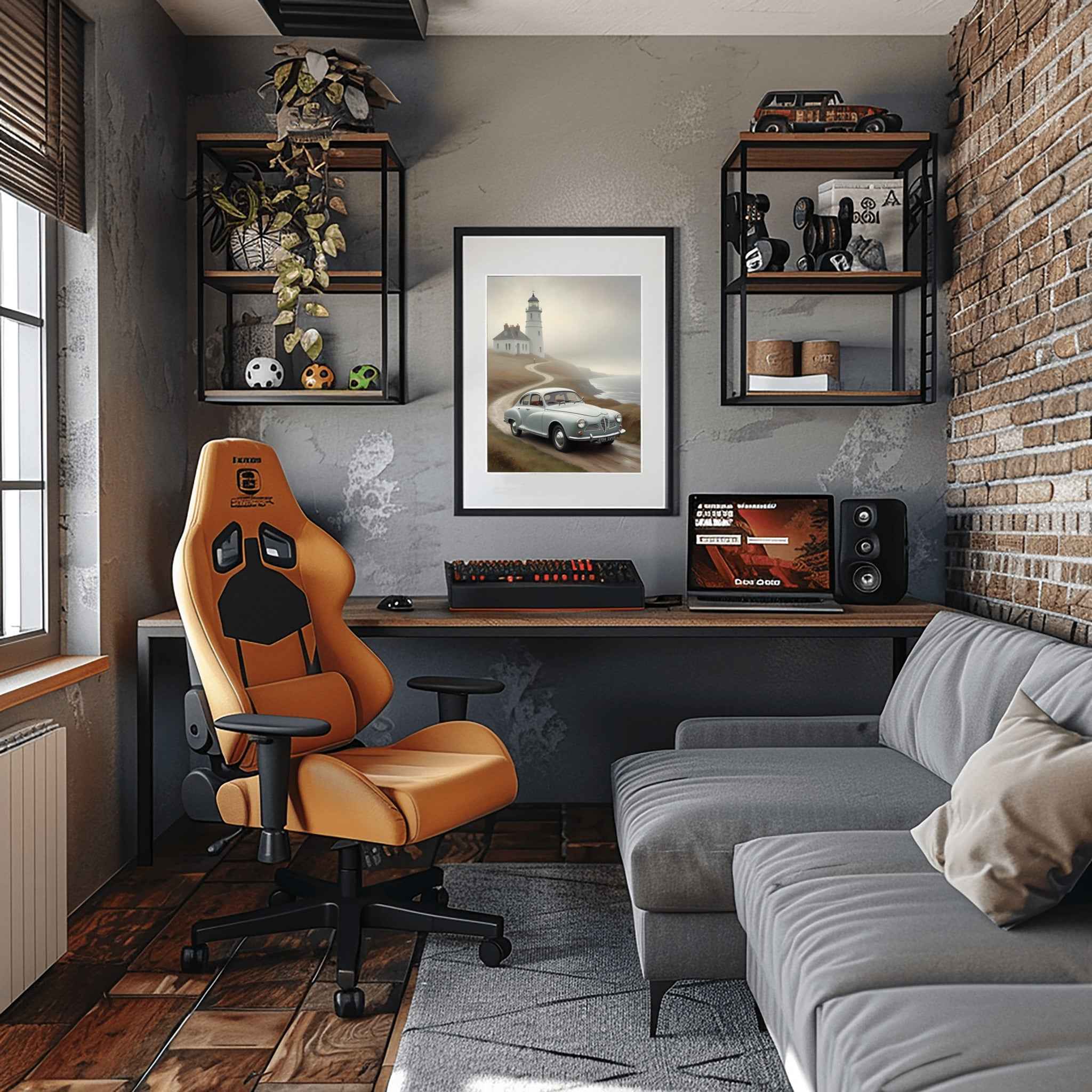 1960 Swedish Rally Legend - Lighthouse Edition | Poster Canvas