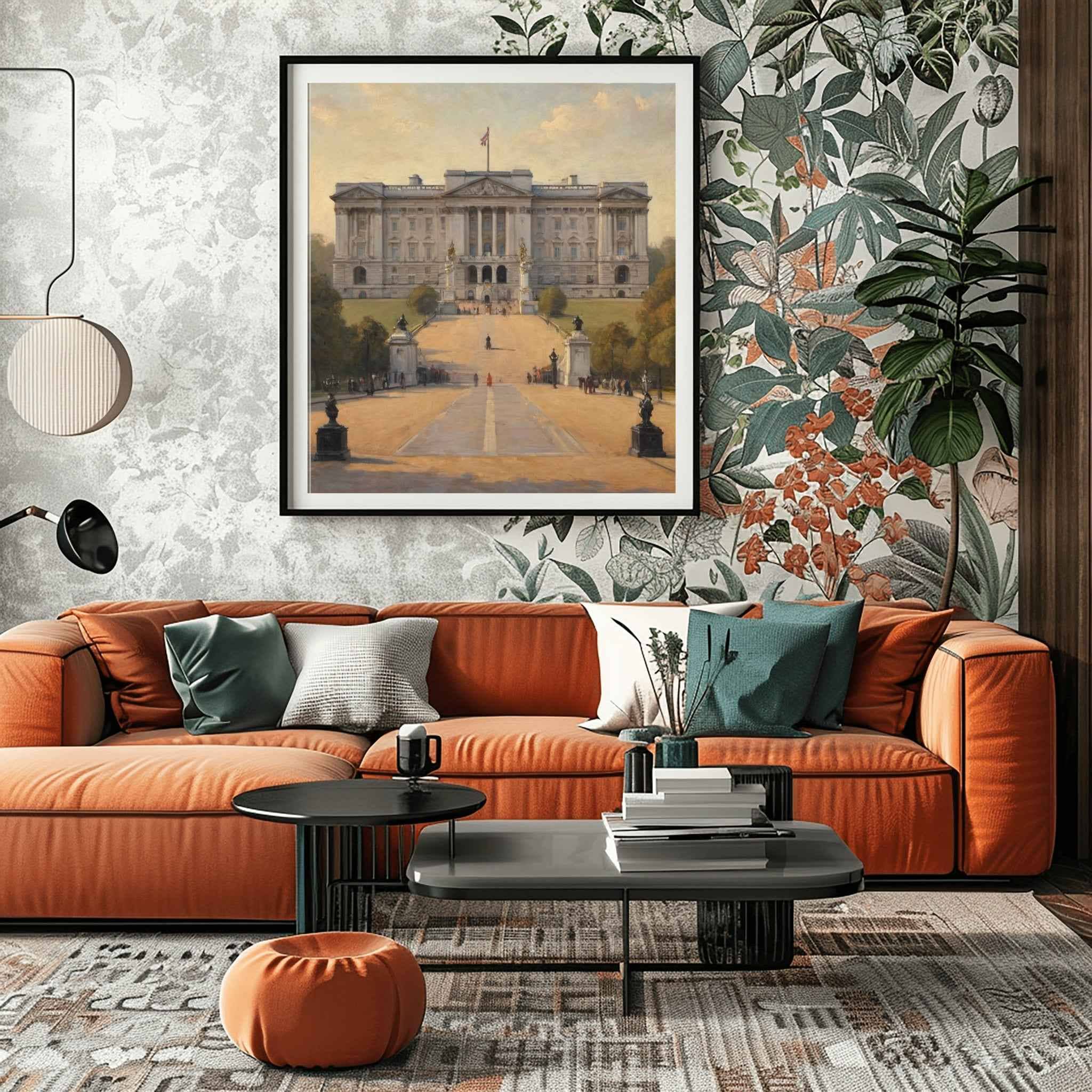 Buckingham Palace Poster Canvas Artwork - London Collection