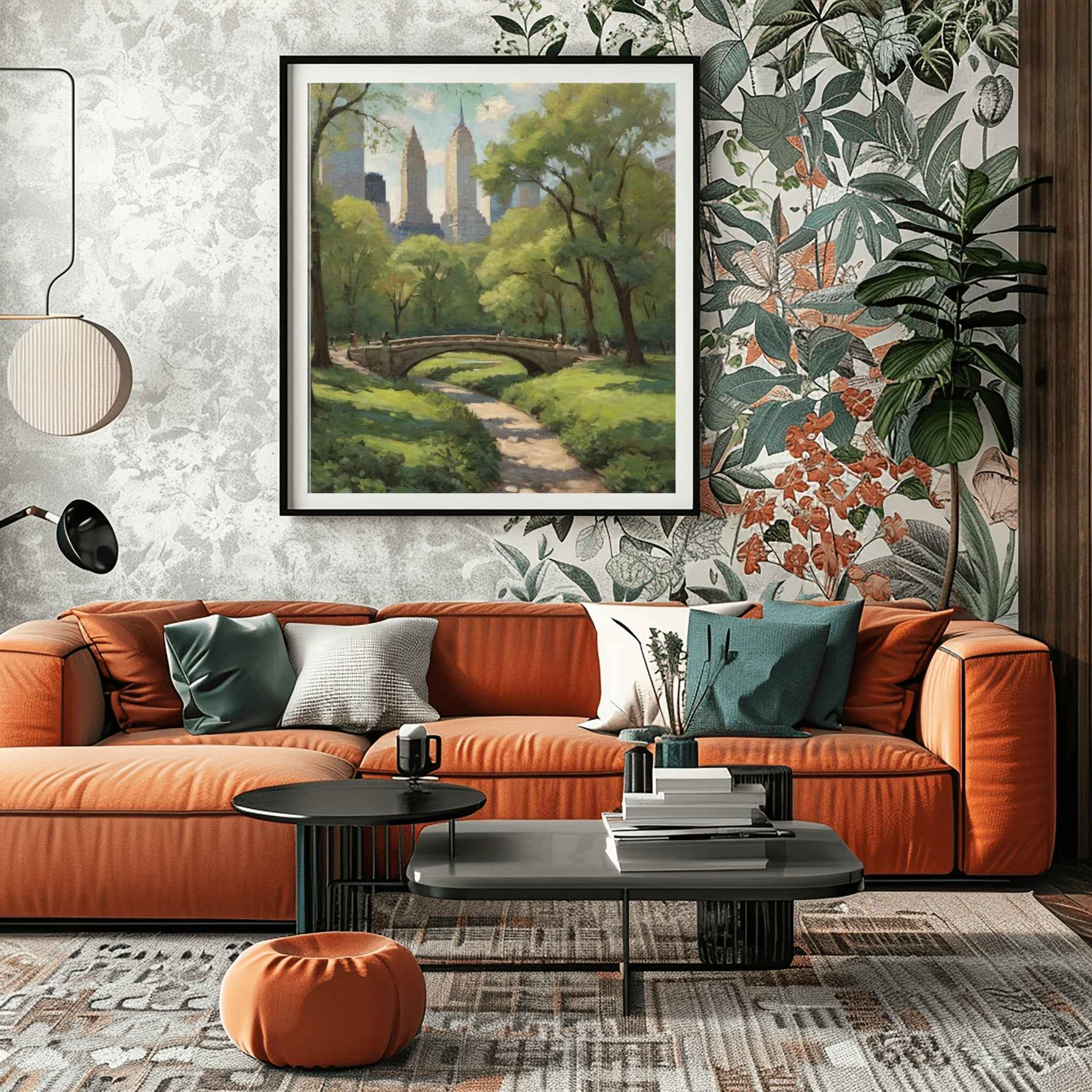 Central Park Poster Canvas Artwork - New York Collection