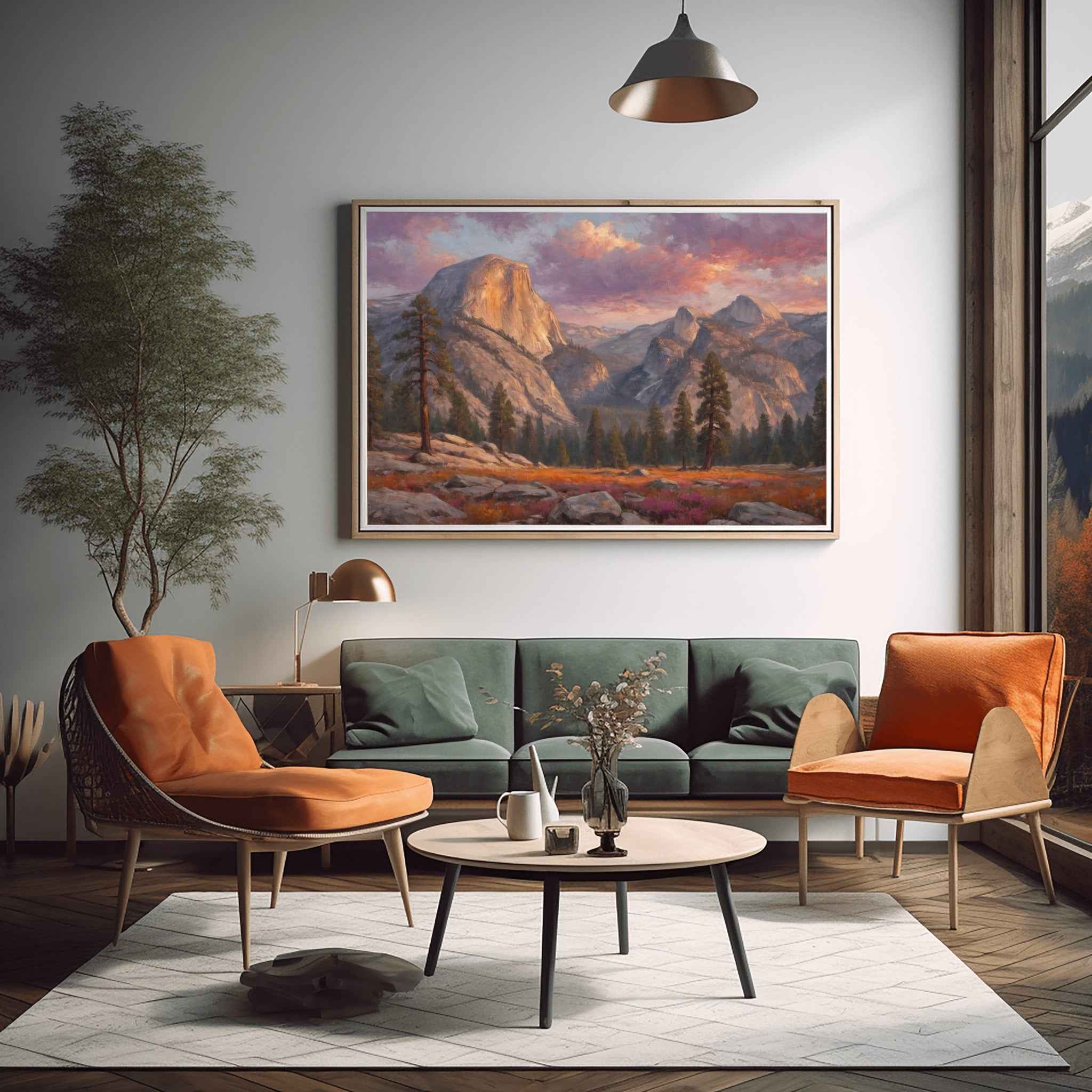 Half Dome Poster Canvas Yosemite National Park Collection